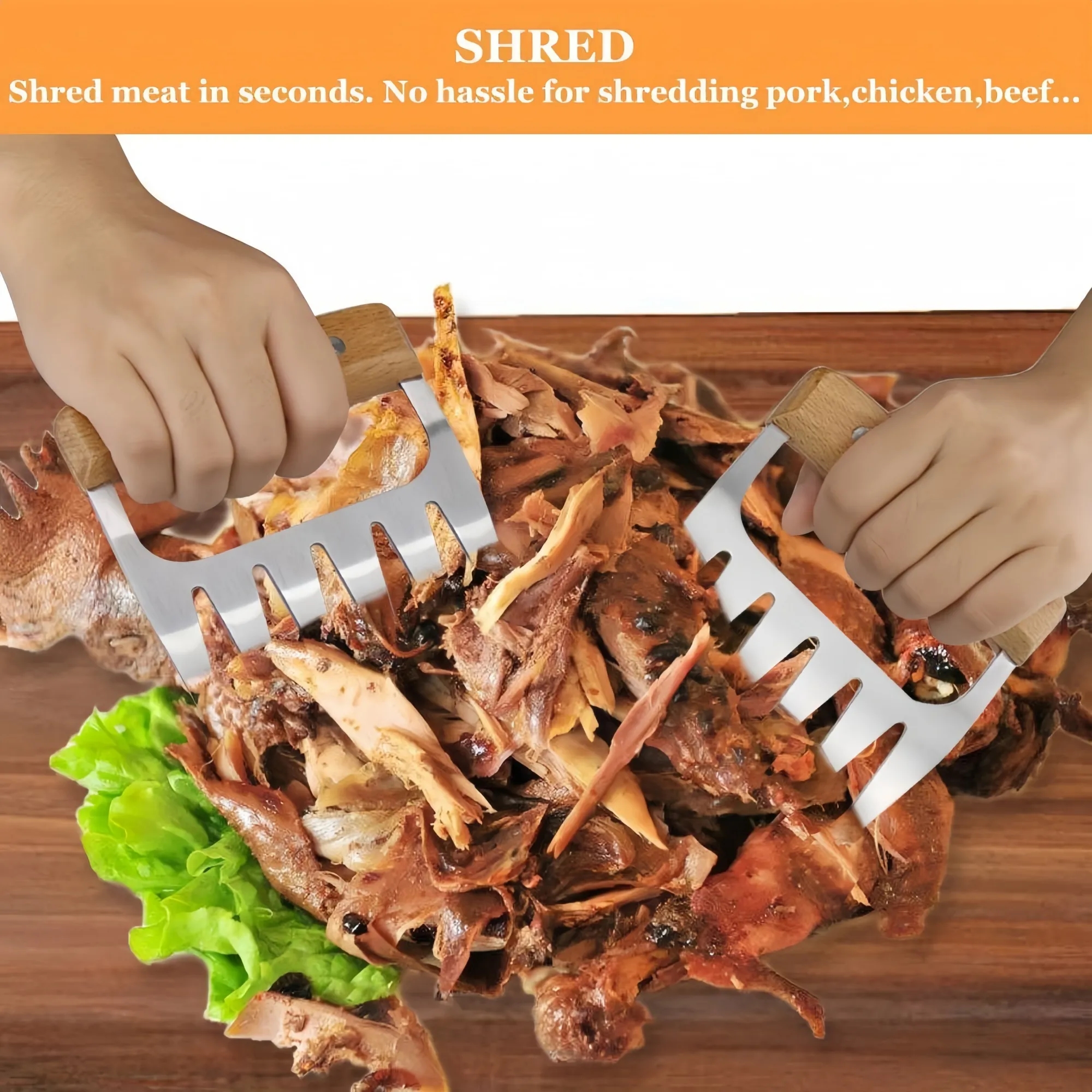 Shredder Claws For Meat Stainless Blades 4