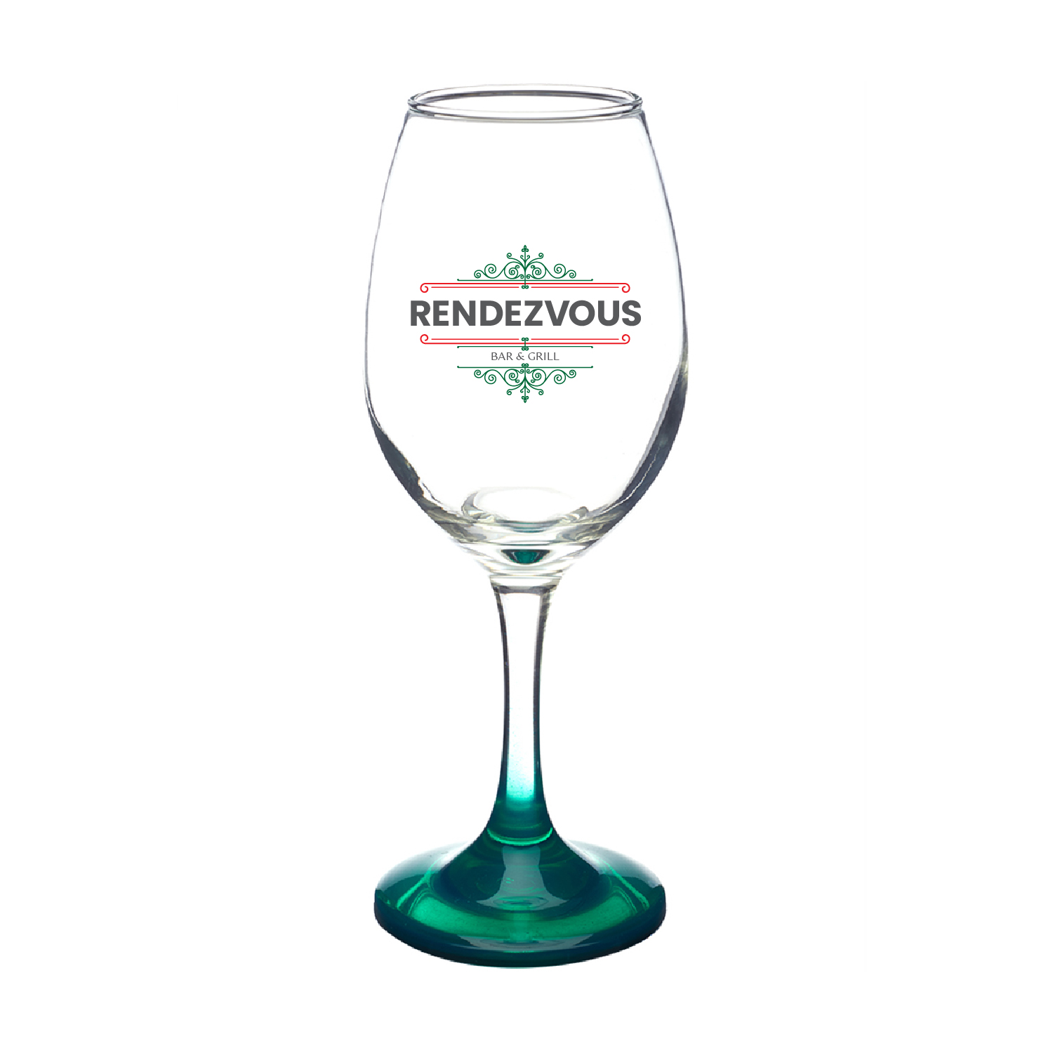 10 oz. Classic Wine Glass (Full Color Imprint) 2