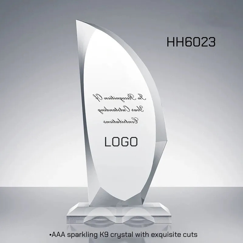 Sailing Crystal Trophy Award Wholesale 5