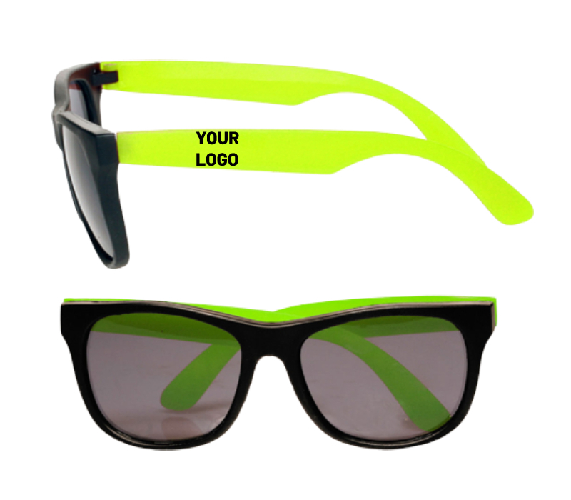 Two-Tone Sunglasses Plastic UV Protection 2