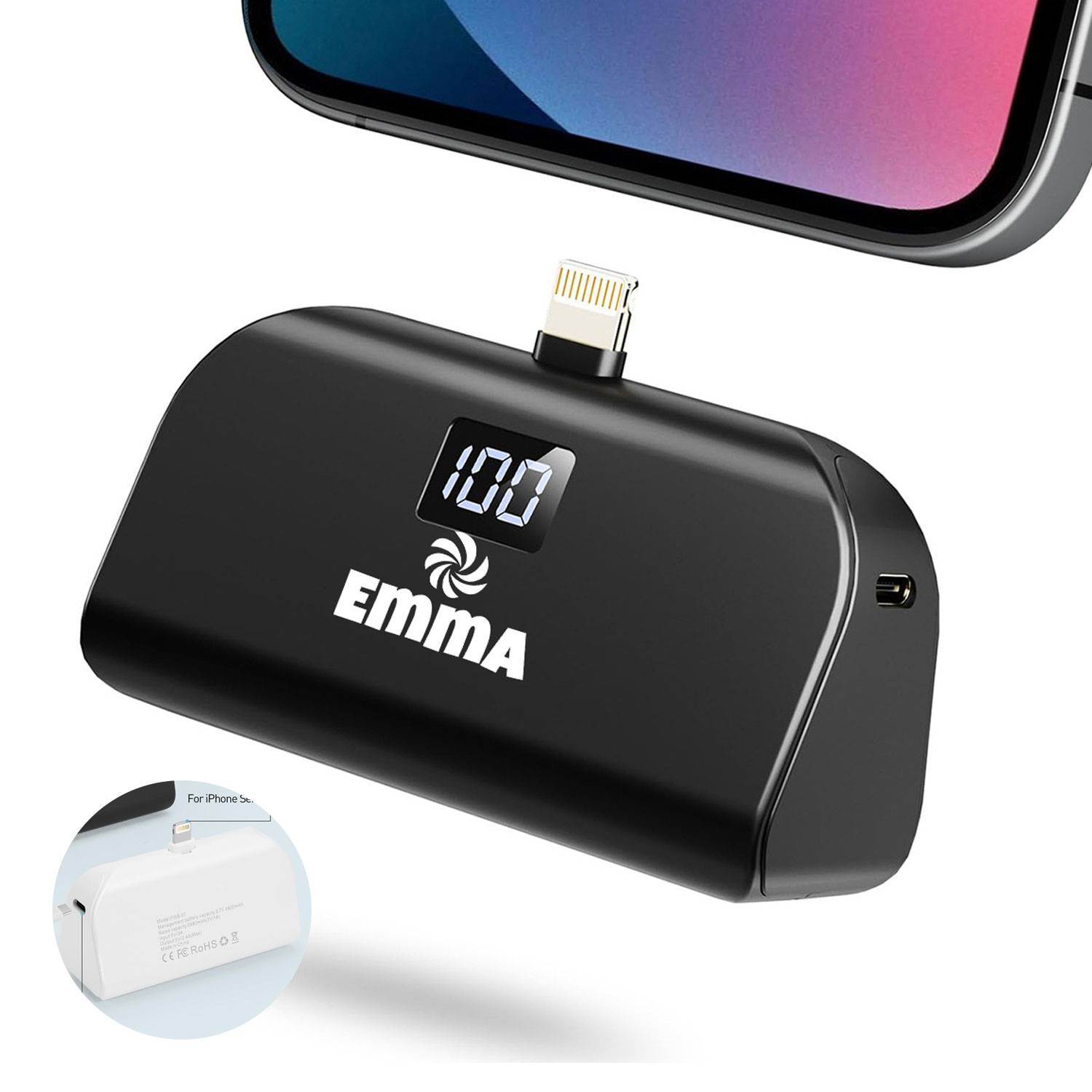 4800mAh Mini Power Bank Portable Charger iPhone