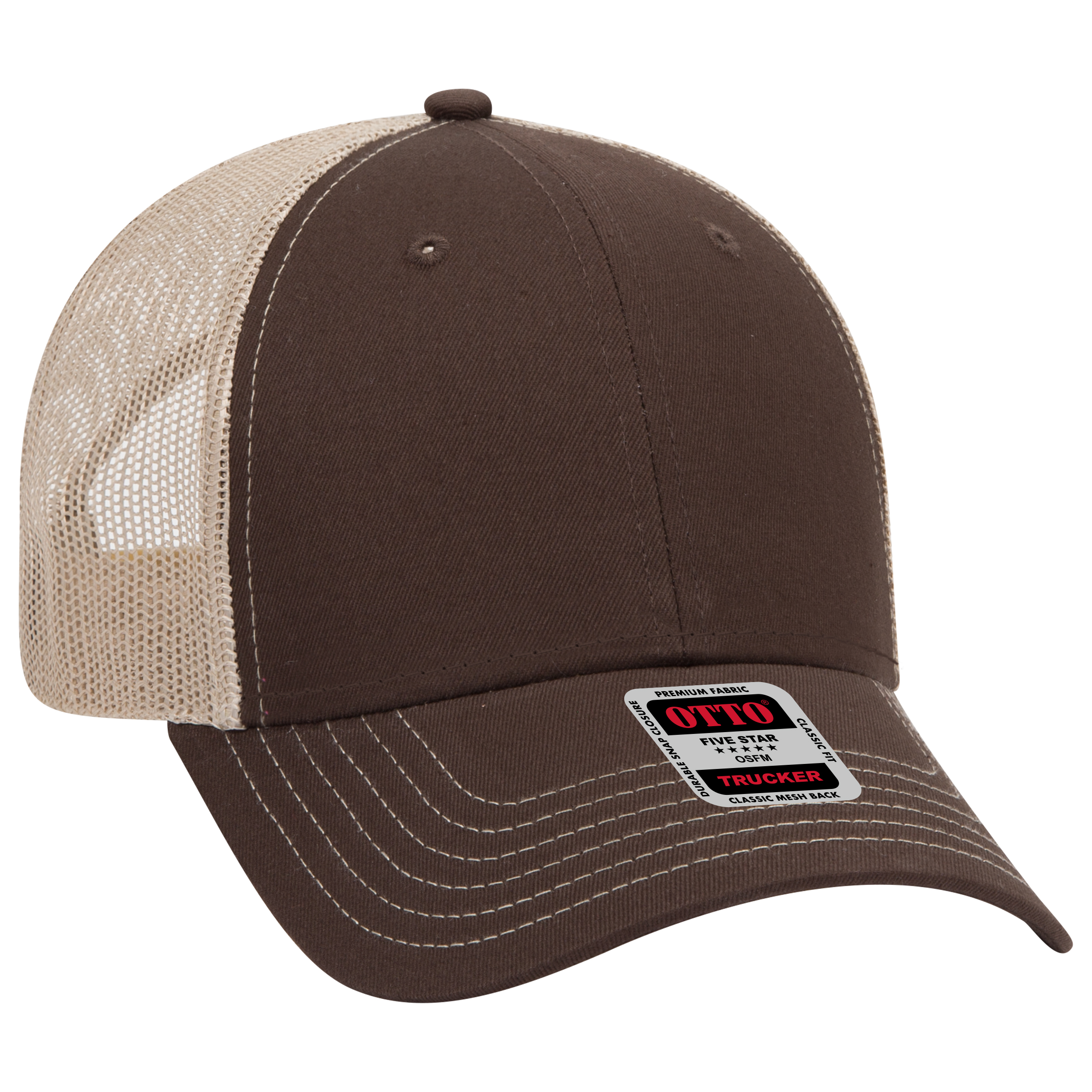 OTTO CAP® 6 Panel Low Profile Mesh Back Trucker Hat 269
