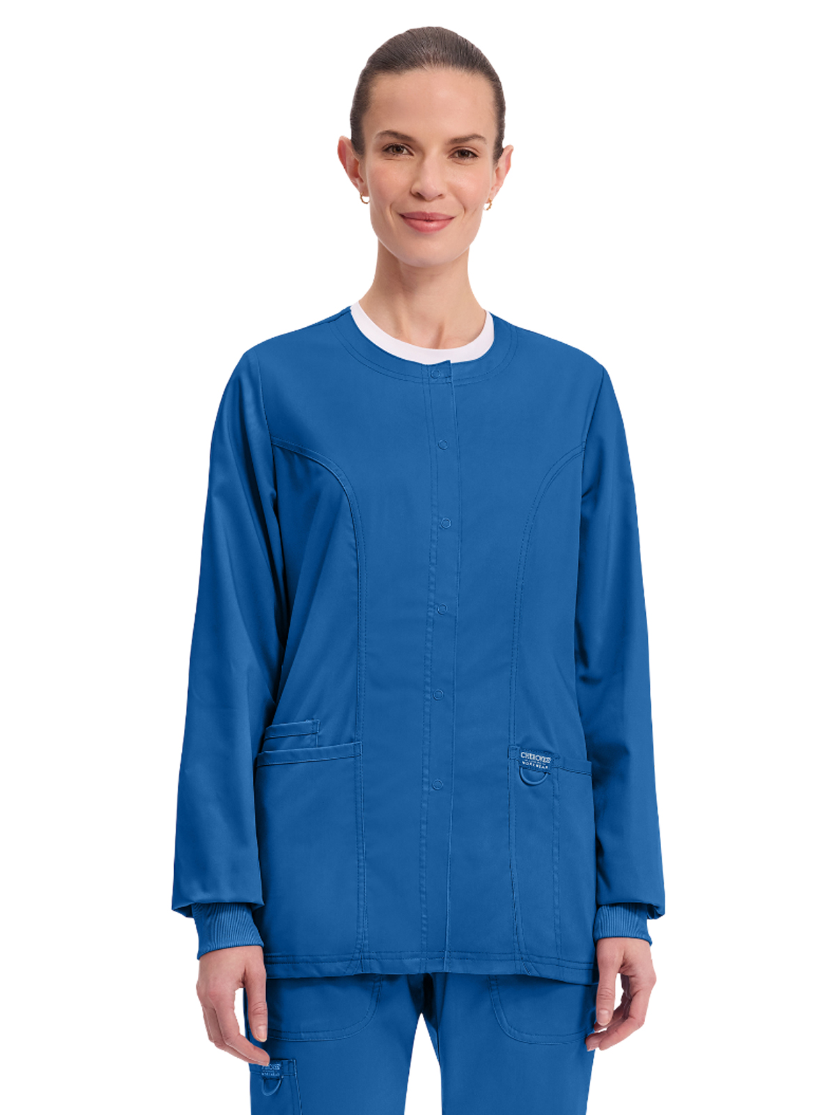 Cherokee - Workwear Revolution - Women's 3-Pocket Snap Front Jacket 48