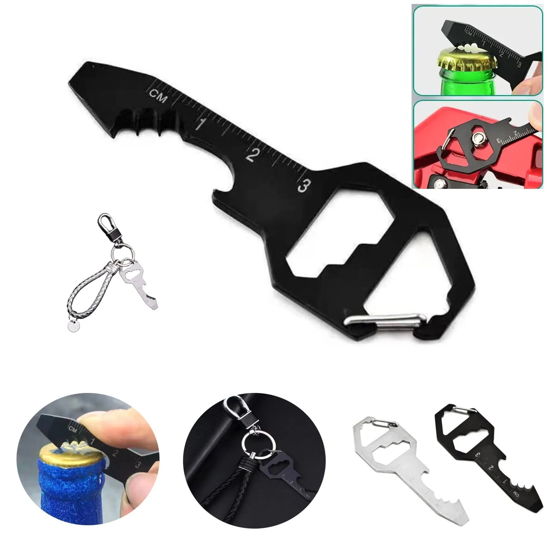 Keychain Bottle Opener Multi Tool 3