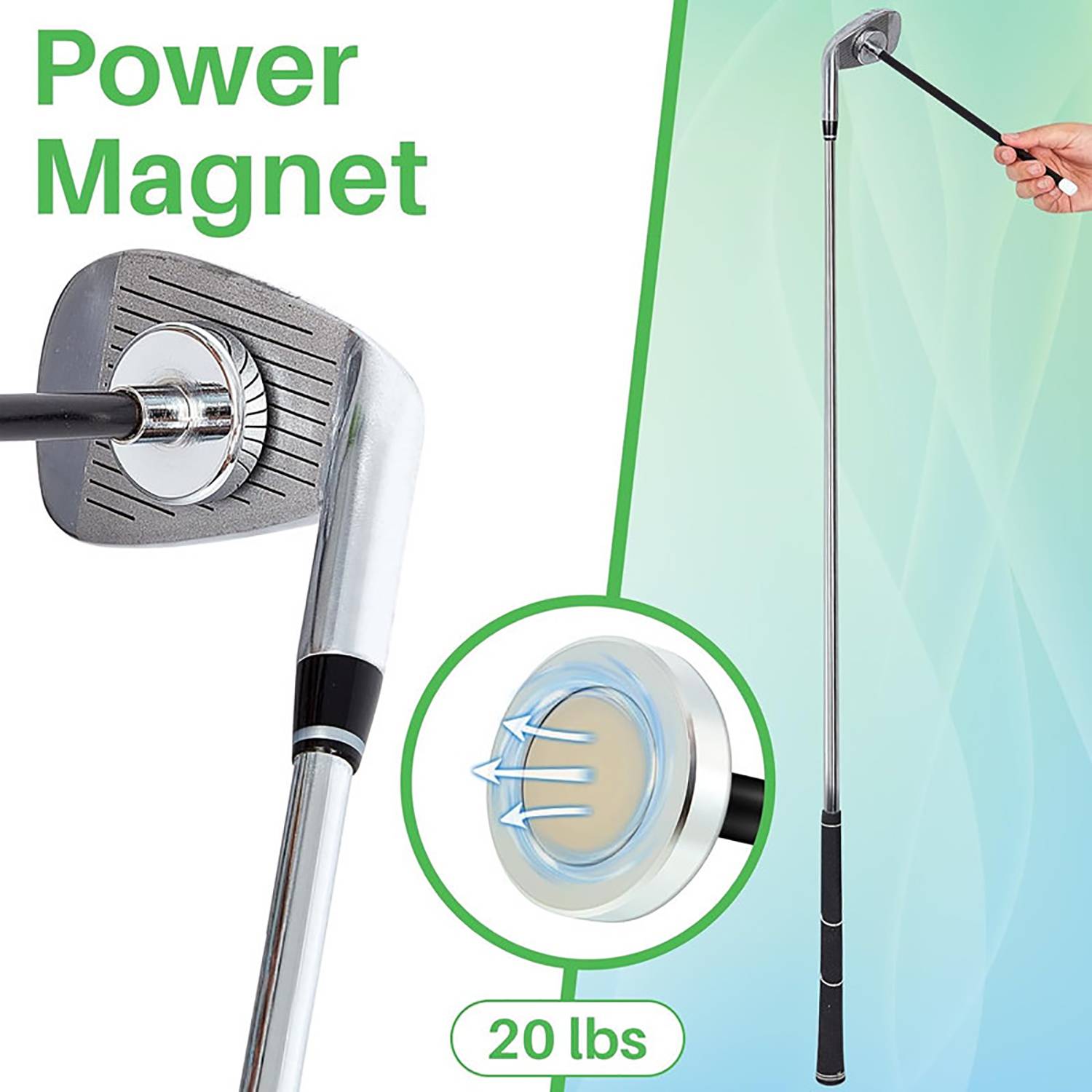 Magnetic Golf Alignment Rod Training Aid for Swing 5