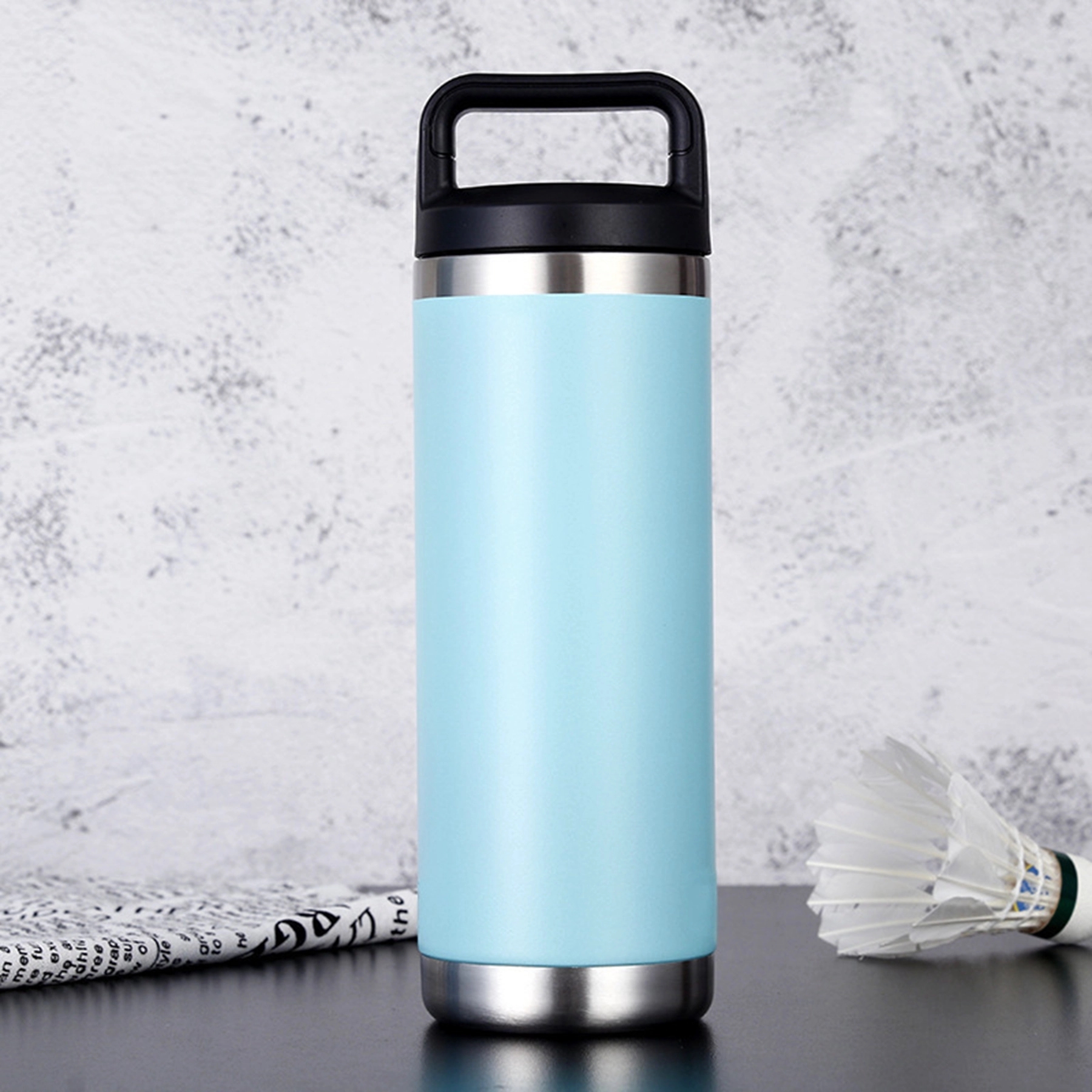 18 OZ Double Wall Vacuum Stainless Steel Mug with Laptop Lid 3