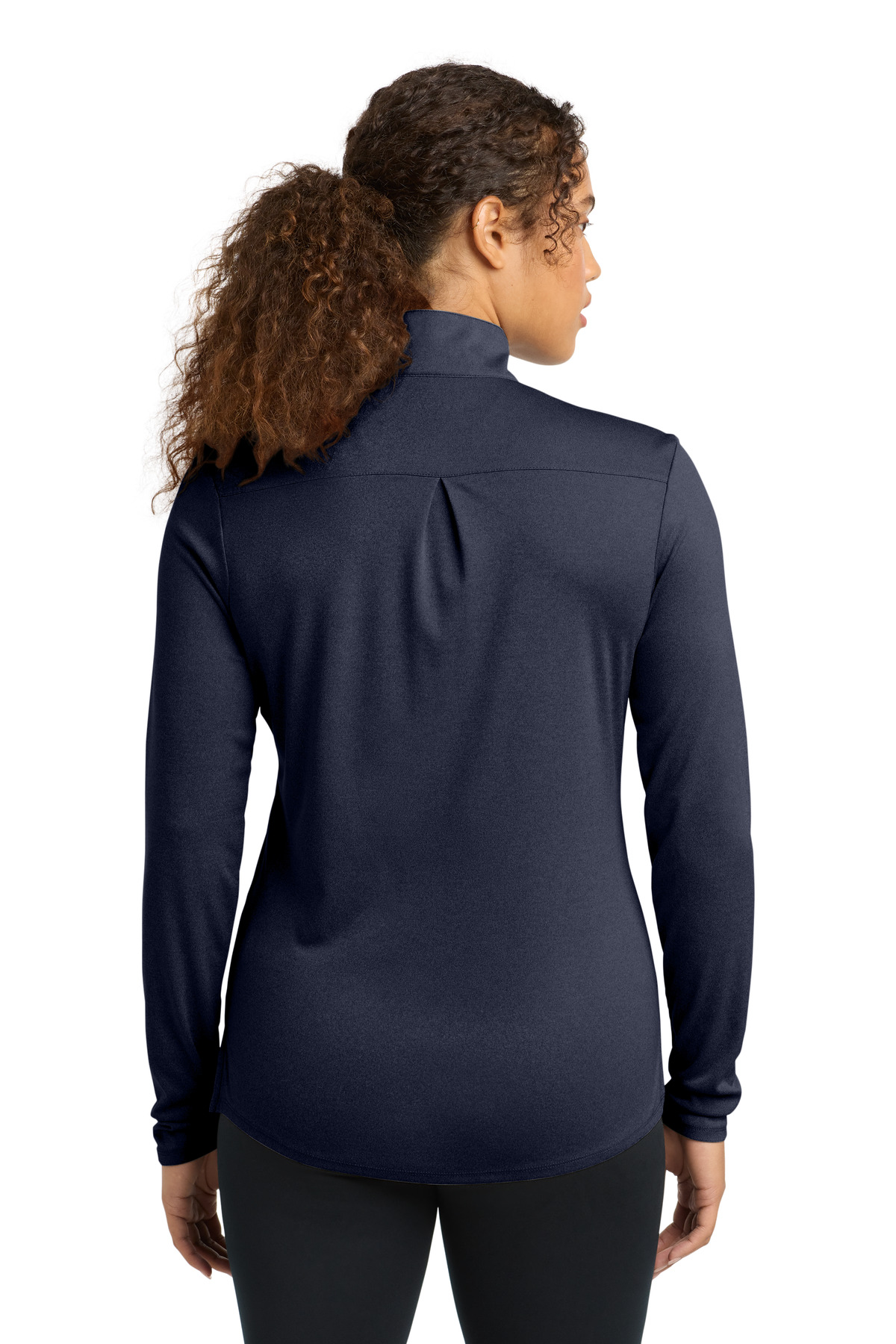 Sport-Tek Women's Endeavor 1/2-Zip Pullover. LST469, custom hoodie or sweatshirt with logo imprint 2