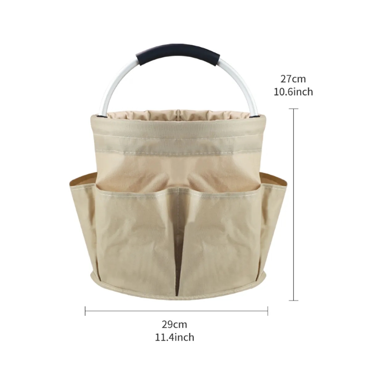 Collapsible Storage Caddy Multi-Use Organizer Tote Basket 6