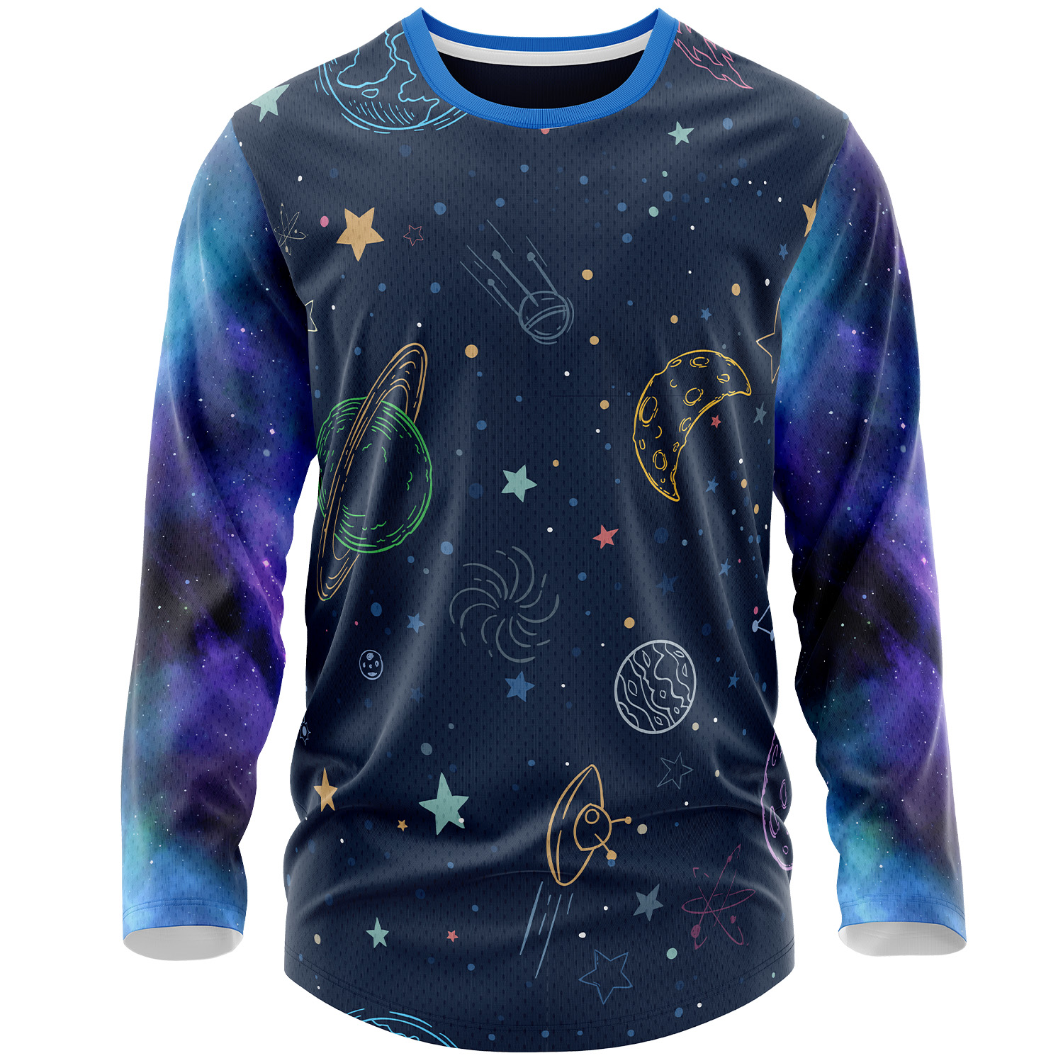 Youth 160 GSM Birdseye Mesh Sublimation Long Sleeve T-shirt 6