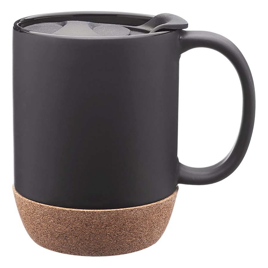Ceramic Mug with Cork Bottom, 13 oz. 6
