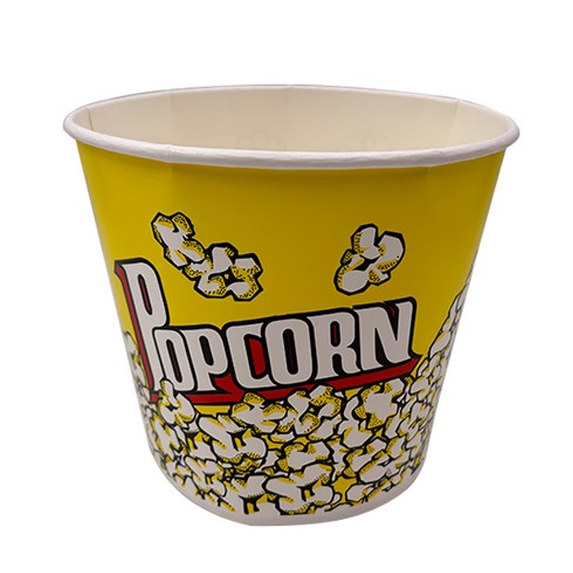 64 OZ Paperboard Popcorn Bucket Grease Resistant 1