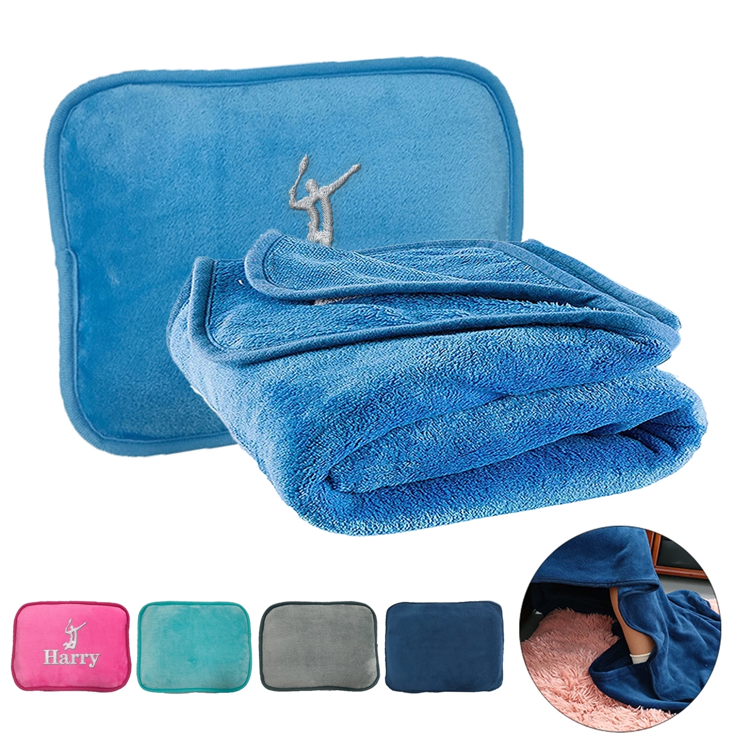 Premium Soft Long Travel Blanket Pillo 2