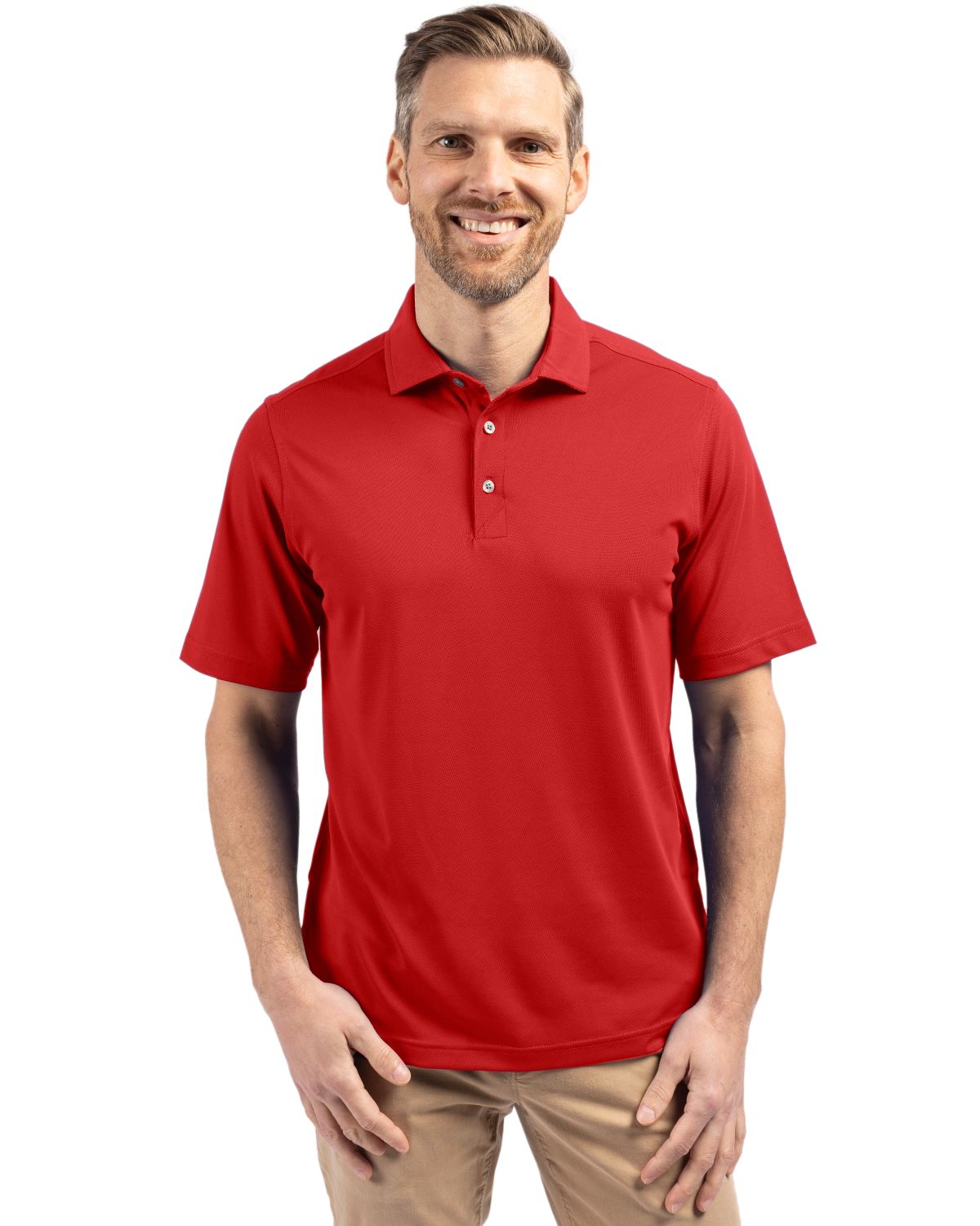 Cutter & Buck Virtue Recycled Featherlight Pique Mens Polo 116