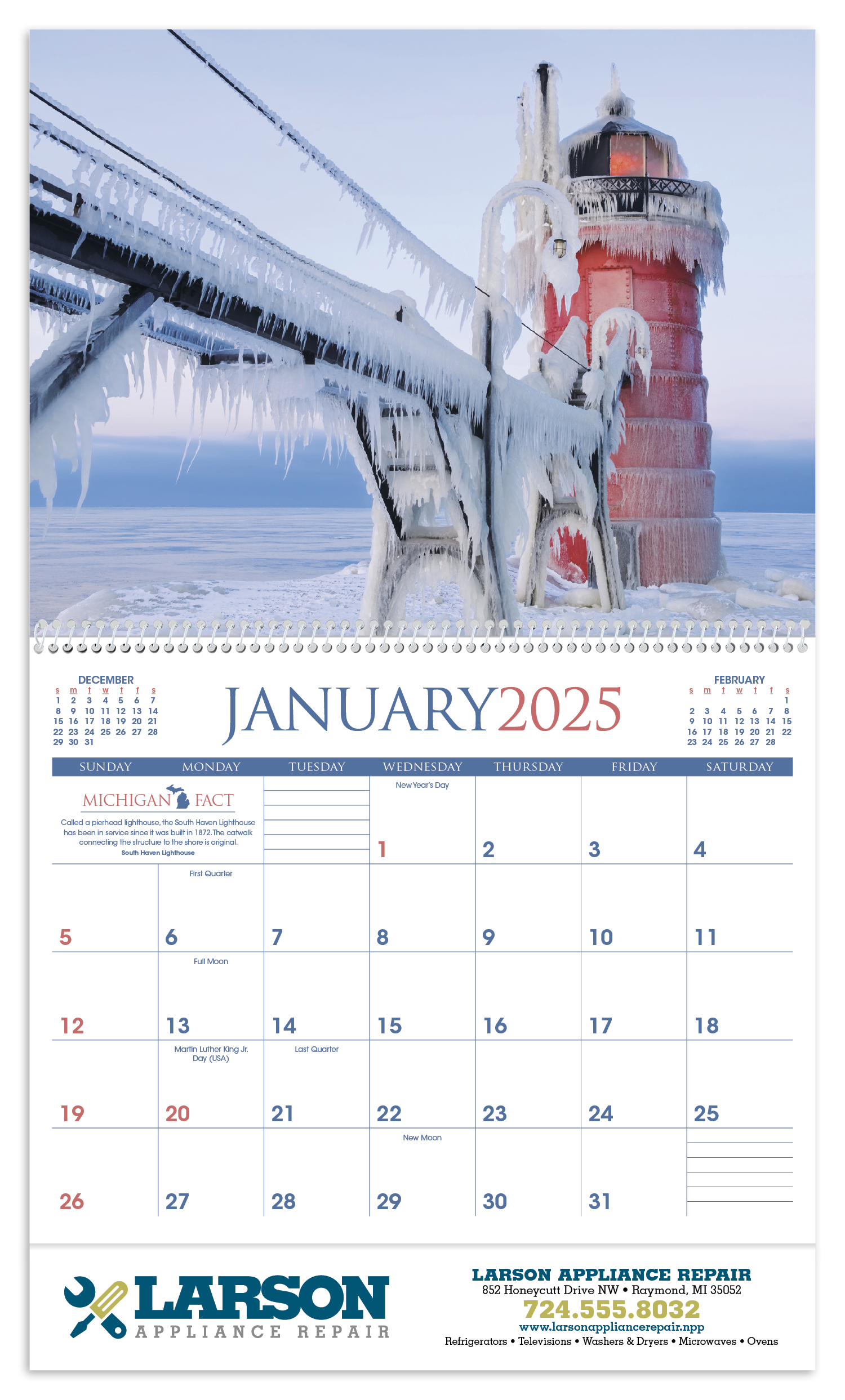 Triumph® Calendars Michigan Calendar 34