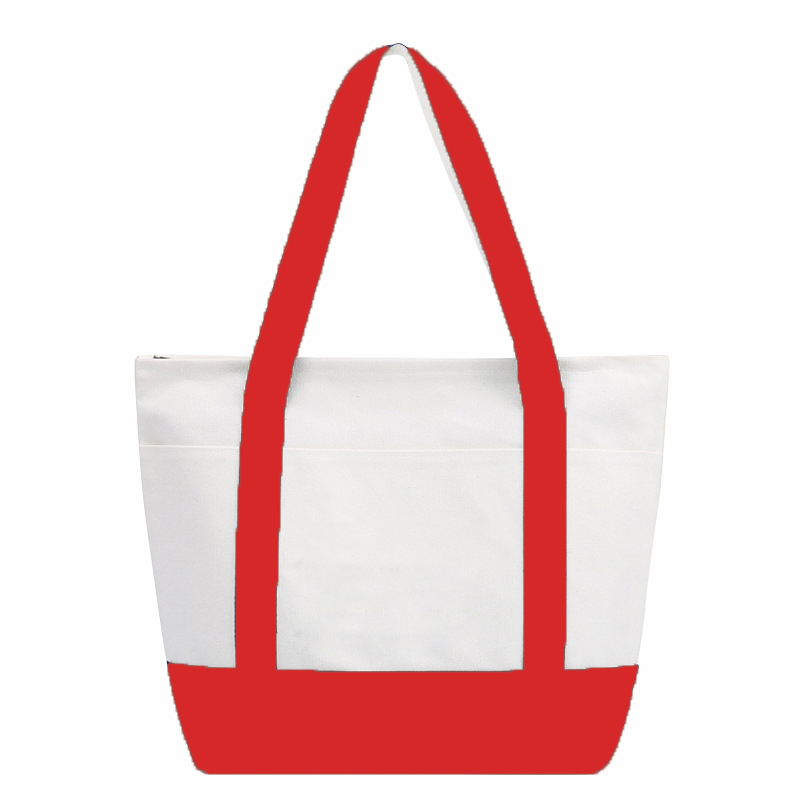Cotton Canvas Shoulder Bag 2