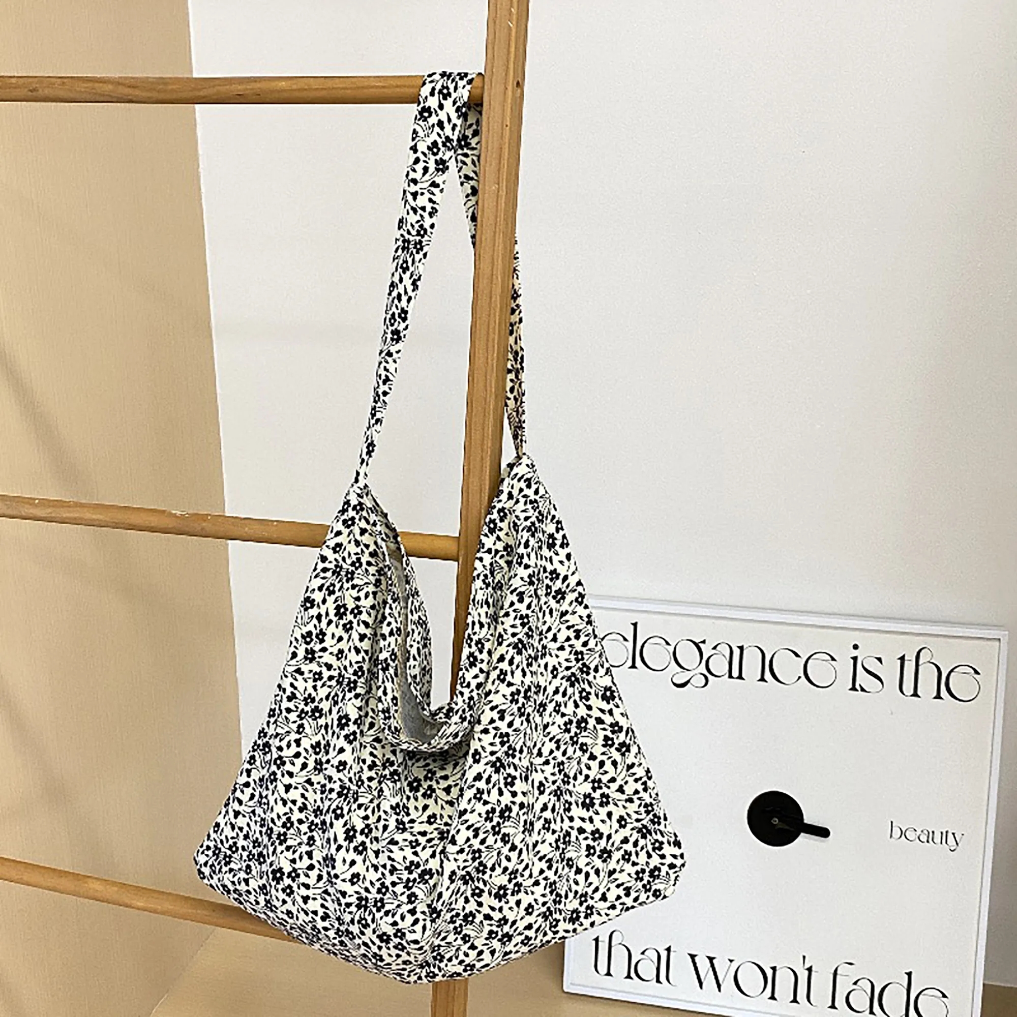 Leopard Print Canvas Tote Bag 20