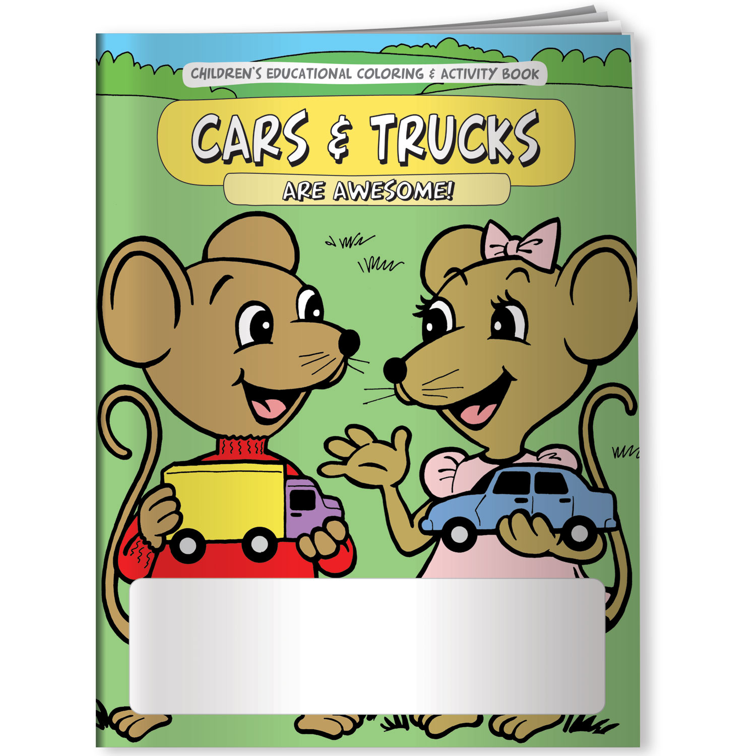 Coloring Book - Cars and Trucks Are Awesome! 3