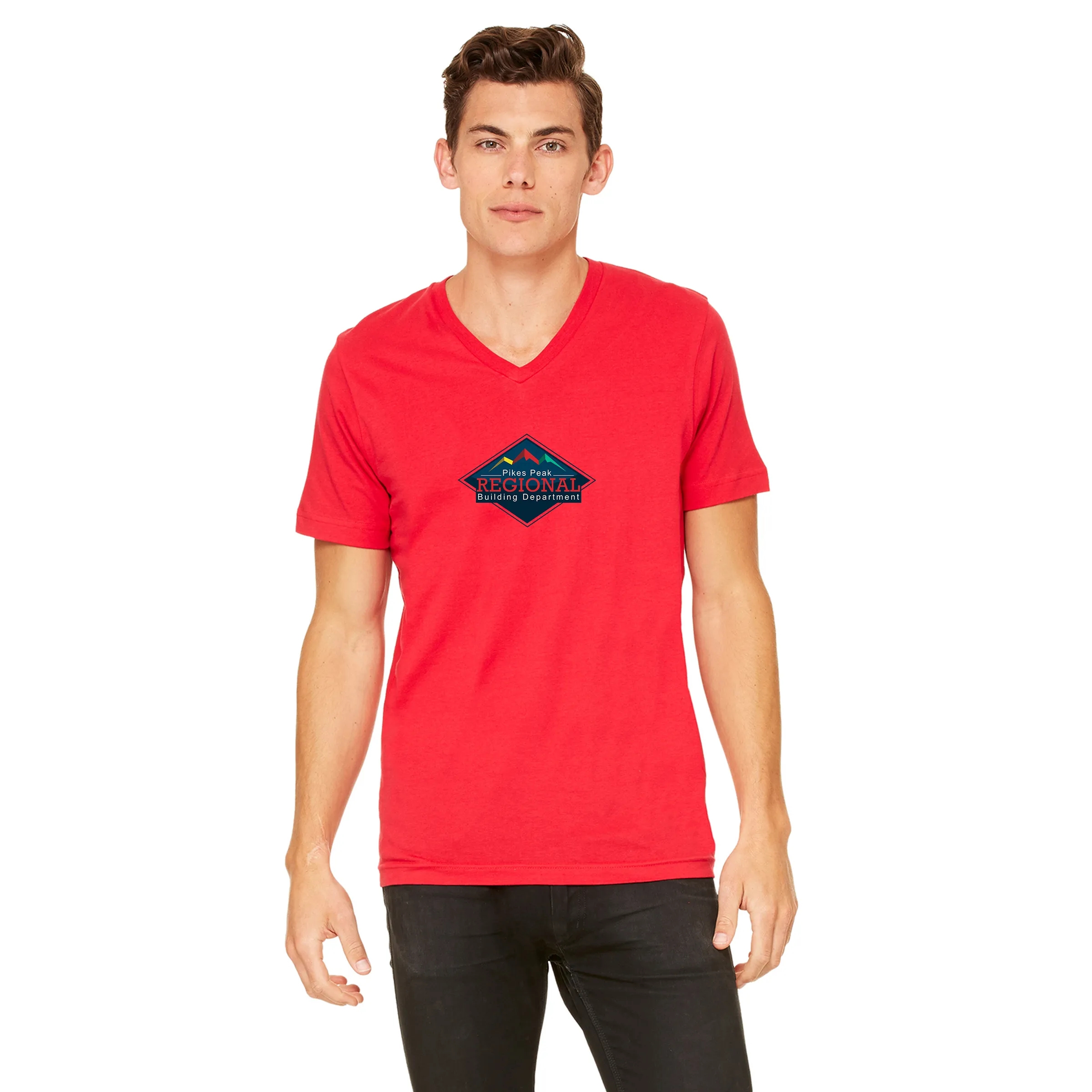 Bella + Canvas - Unisex Jersey Short-Sleeve V-Neck T-Shirt 23