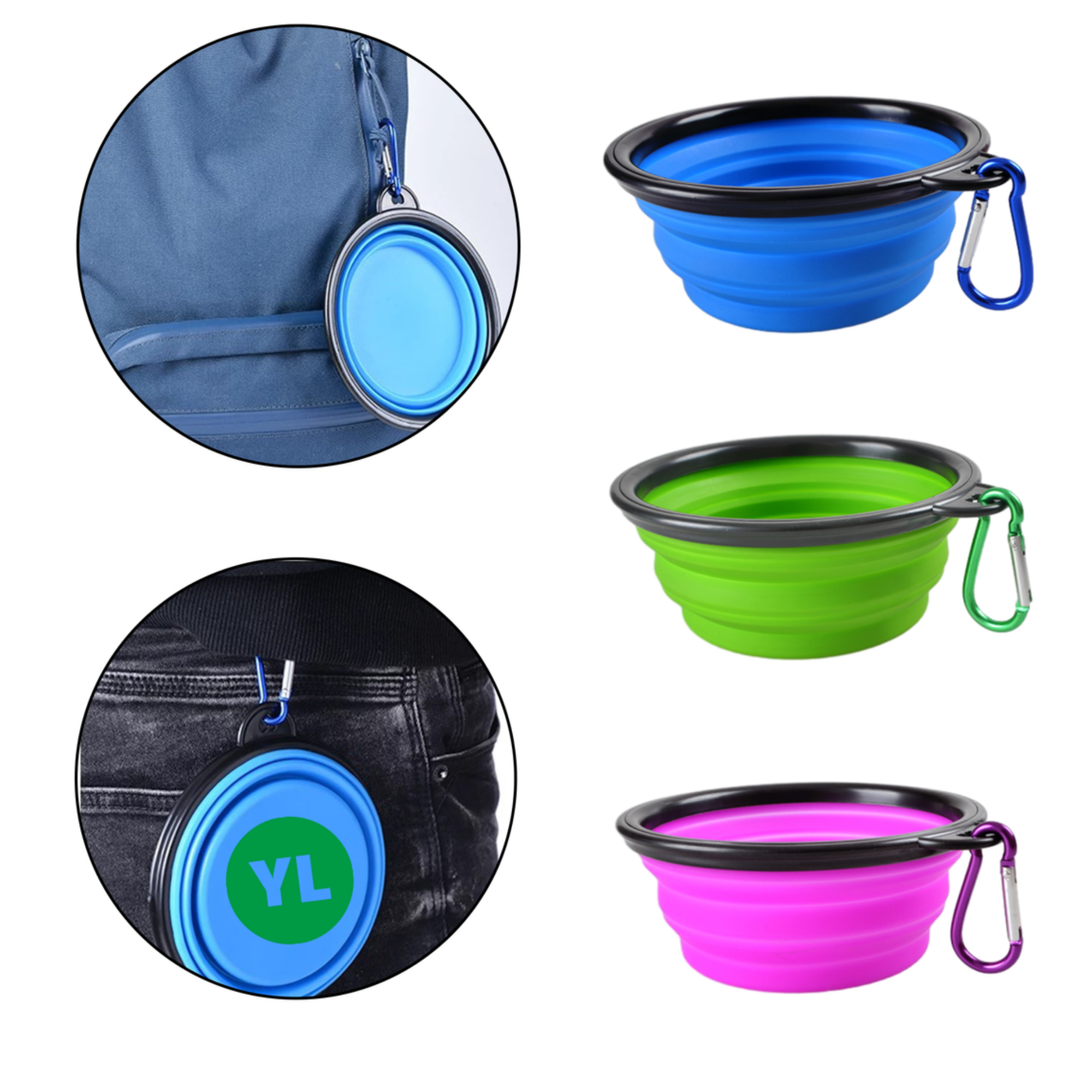 Foldable TPE Dog Bowl 2