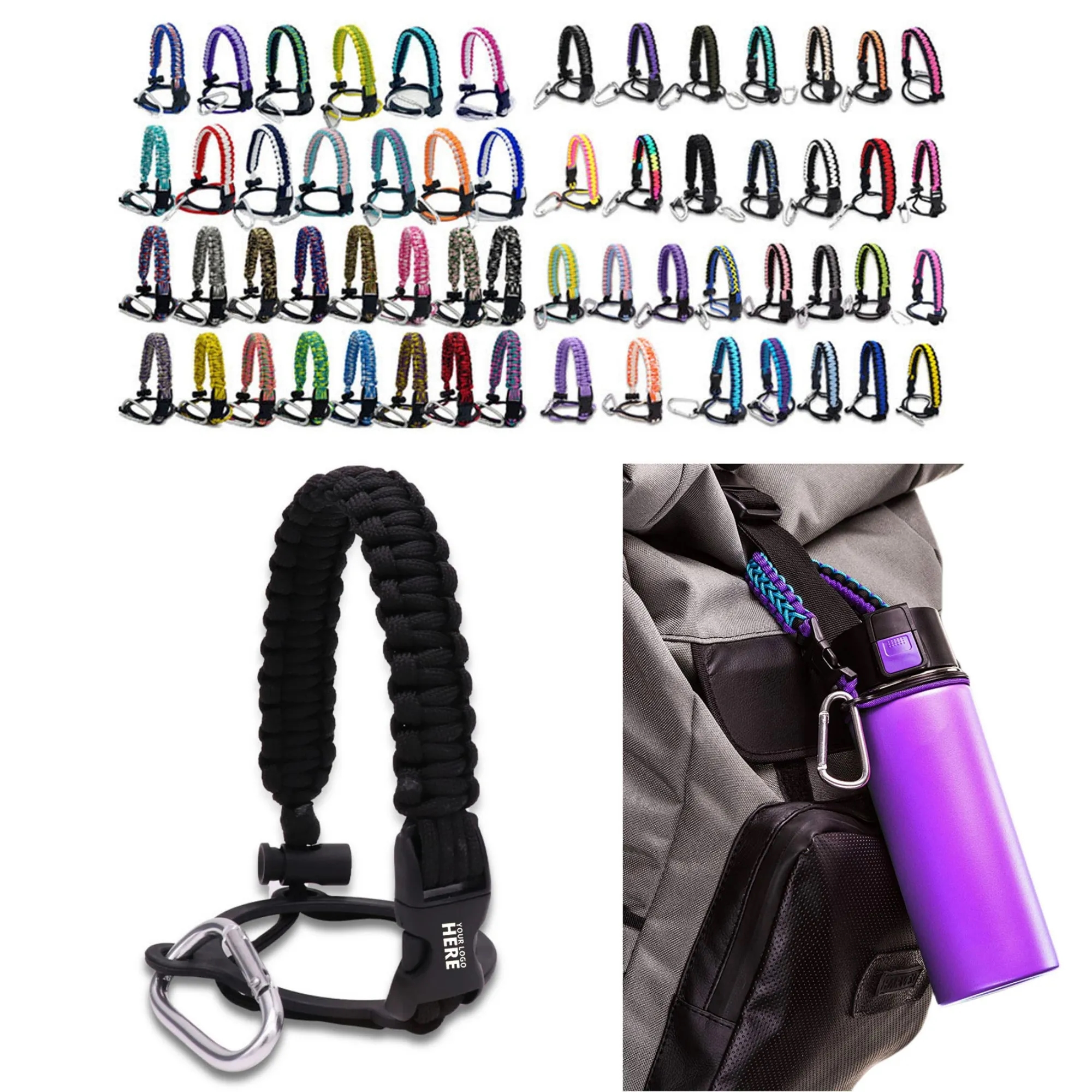 Paracord Water Bottle Handle Strap 31