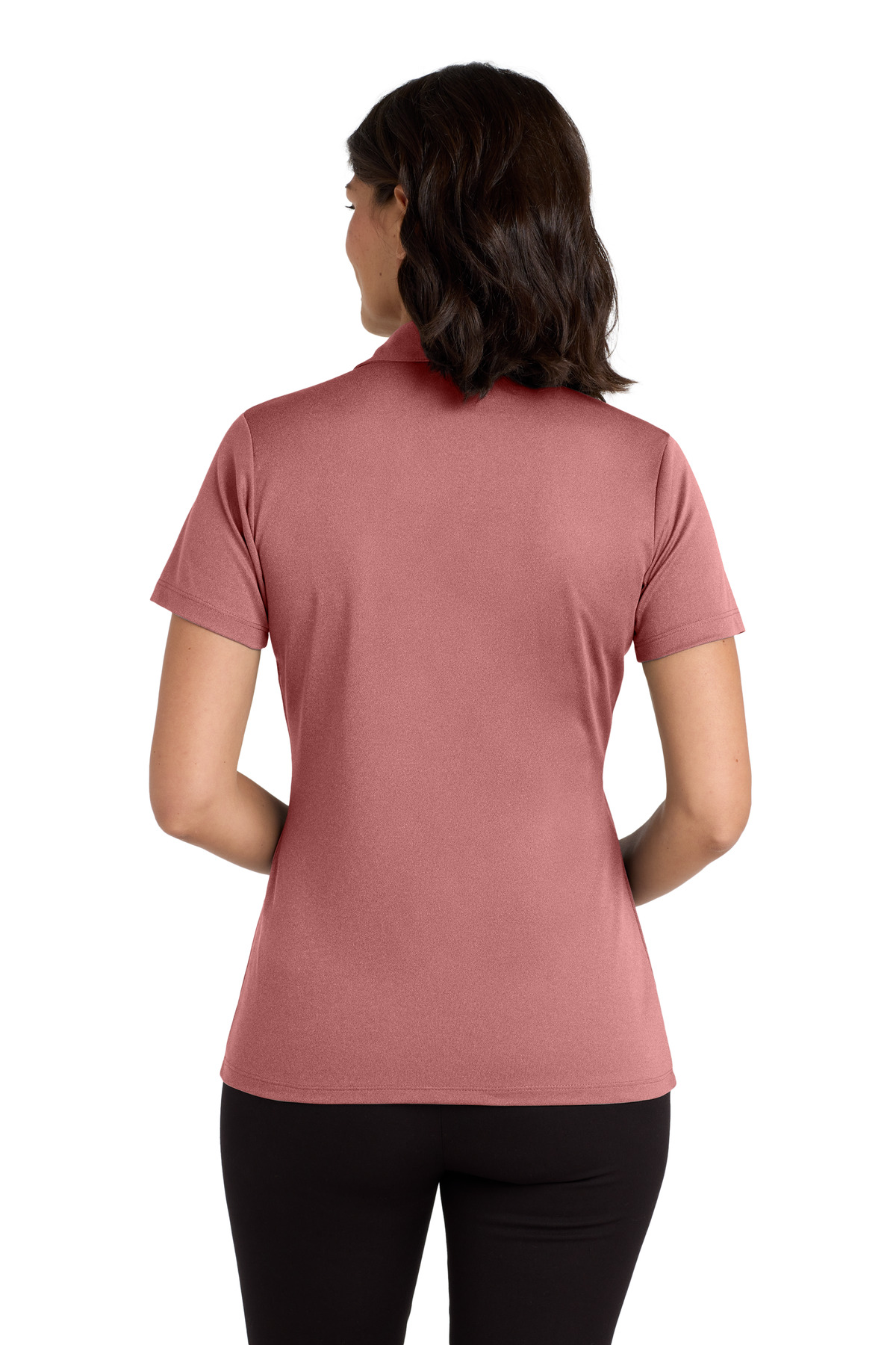 Port Authority Women's Heathered Silk Touch Performance Polo. LK542 45