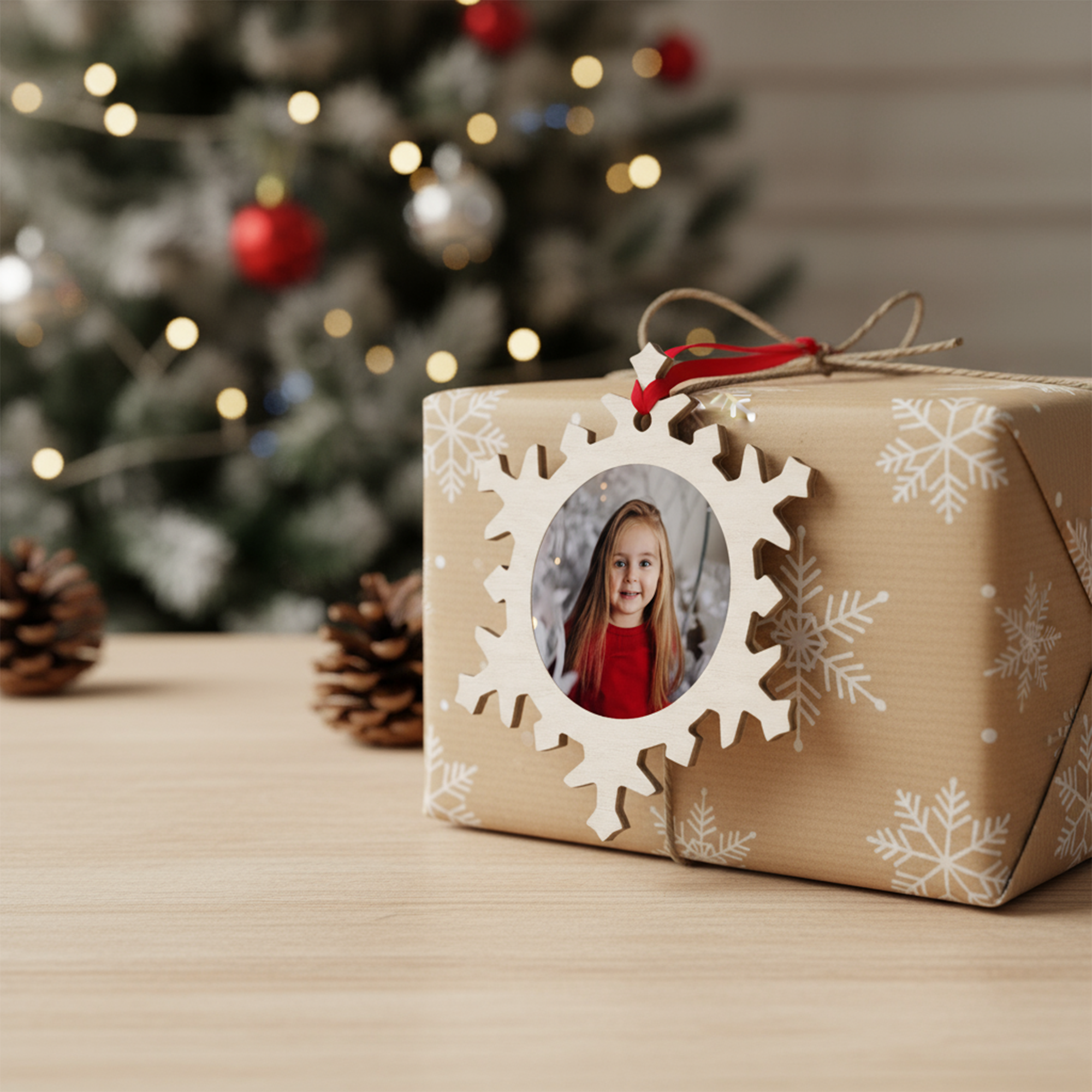 Custom Printed Wooden Christmas Ornaments – Rustic Holiday Keepsakes for Gifting & Traditions 6