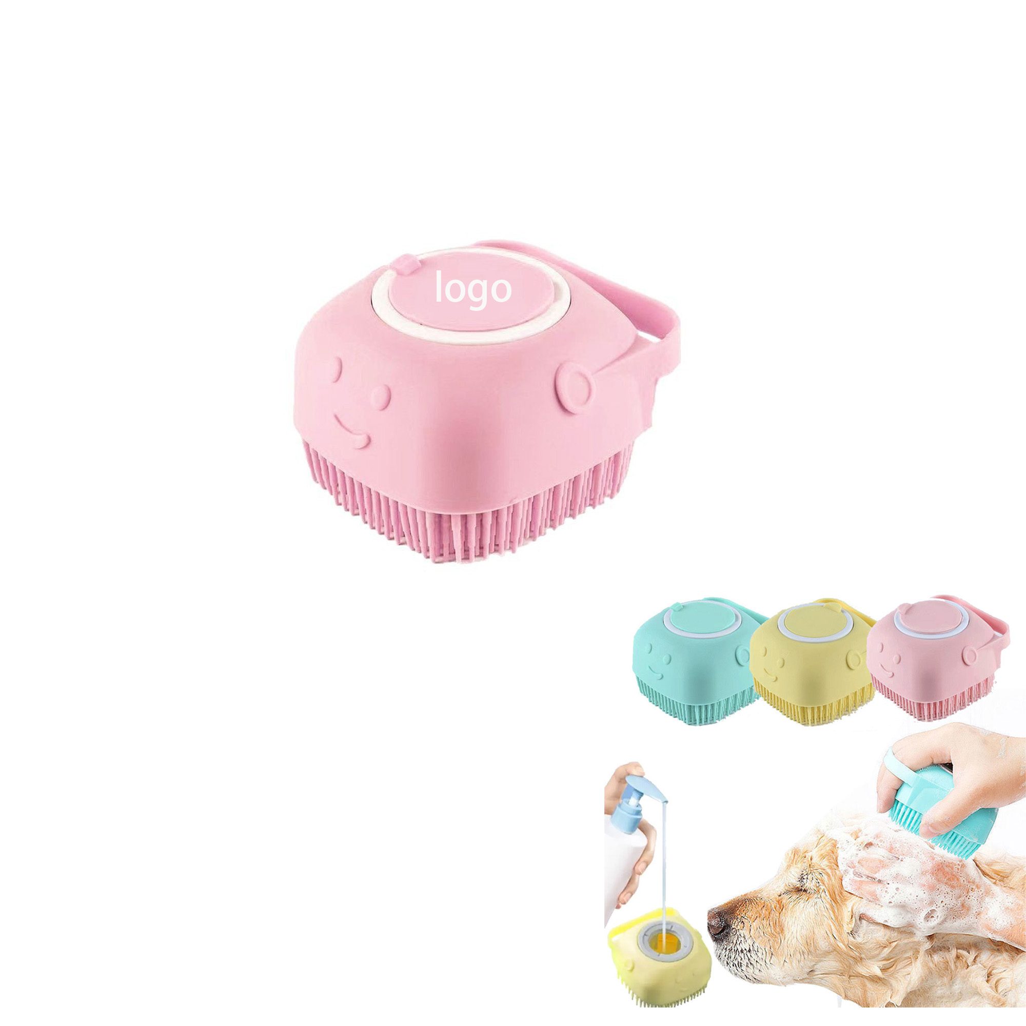 Pet Bath Brush Comb 2