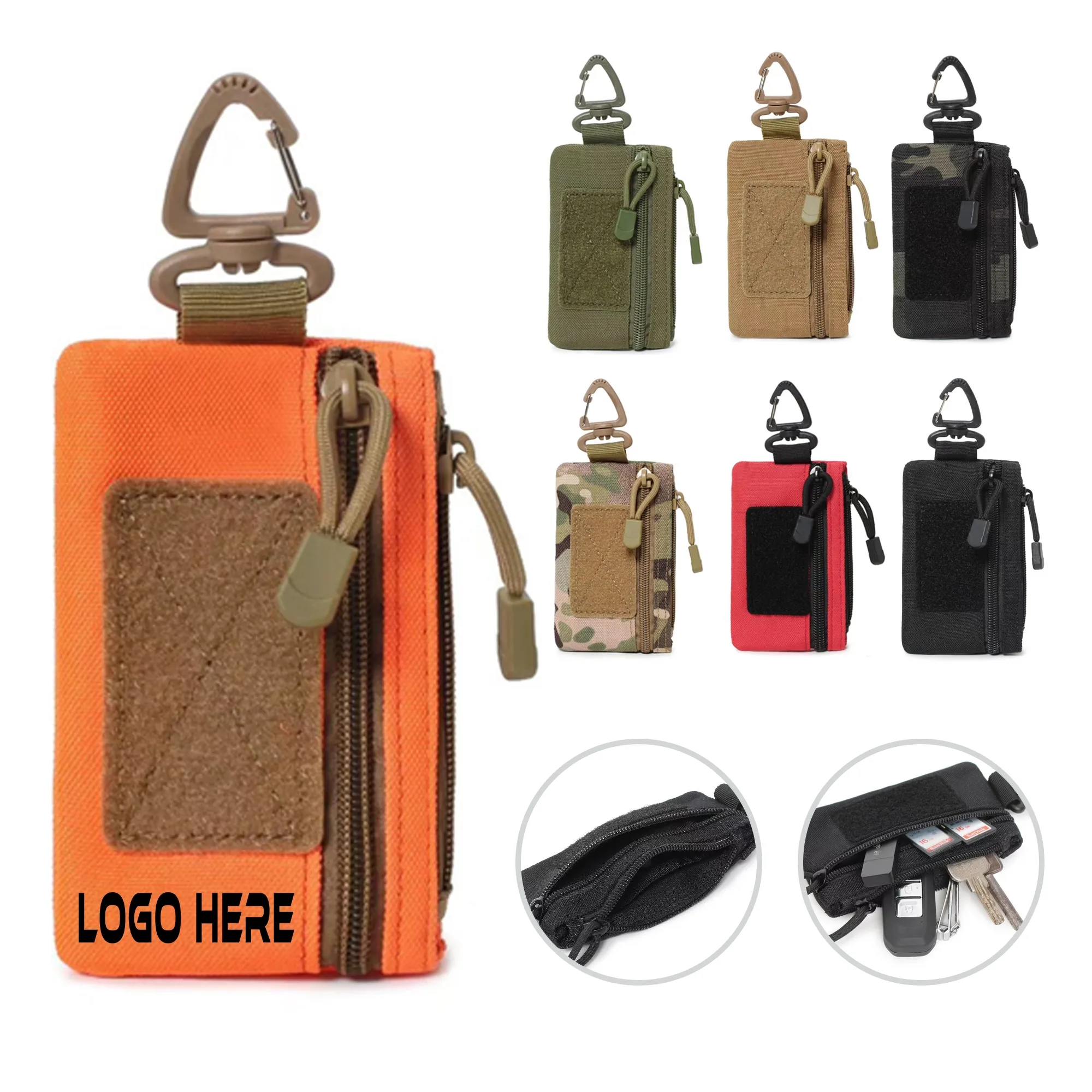 Outdoor Multifunctional Waist Bag With Carabiner 1