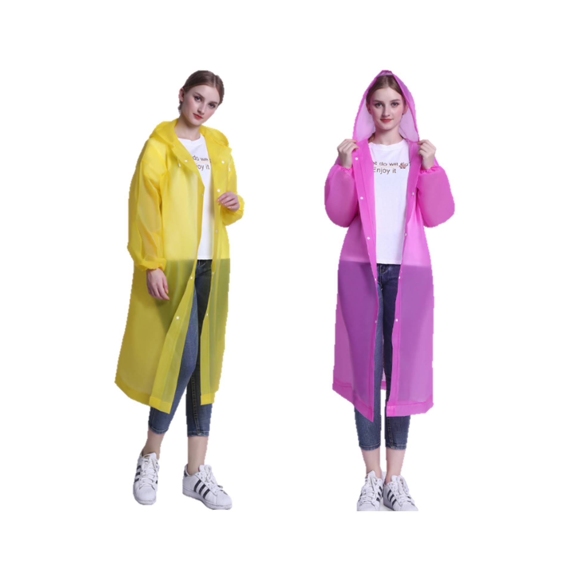 Transparent EVA Raincoat For Adults 4