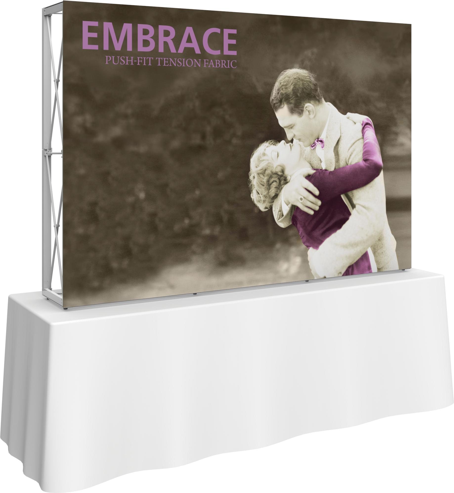 Embrace 8ft. Tabletop W/Front Graphic