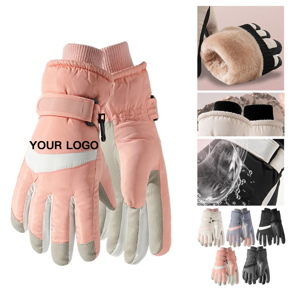 Insulated Ski Gloves For Winter Sports Use 4