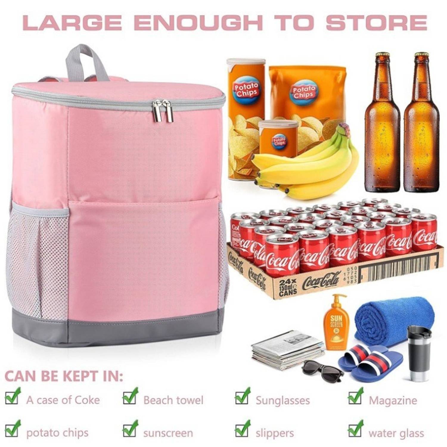 Double-shoulder cooler insulated bag 3