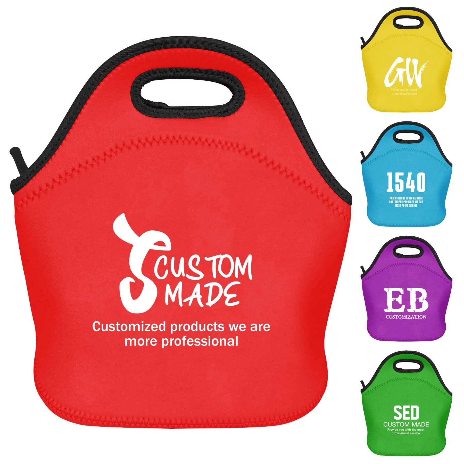 Portable Insulation Lunch Bag with Zipper 2