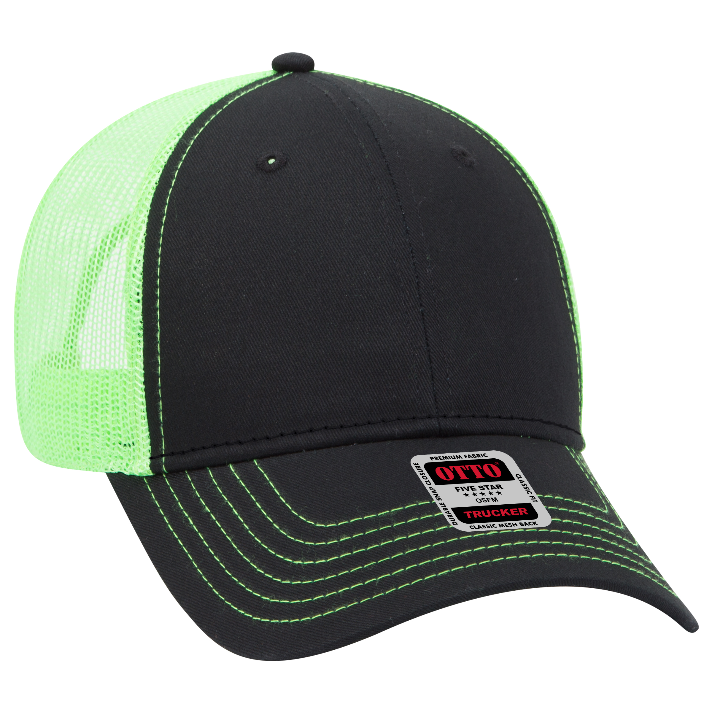 OTTO CAP® 6 Panel Low Profile Mesh Back Trucker Hat 51