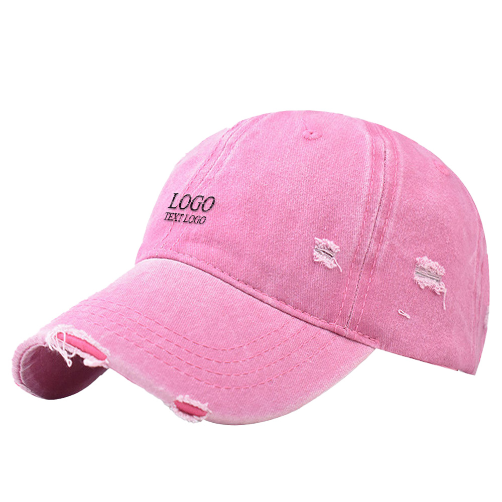 Ripped Distressed Custom Hat 7