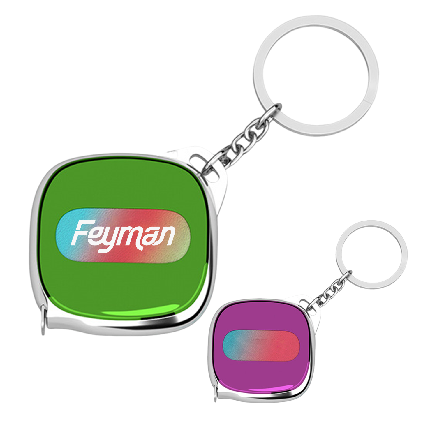 Mini Retractable Measuring Tape Keychian 3