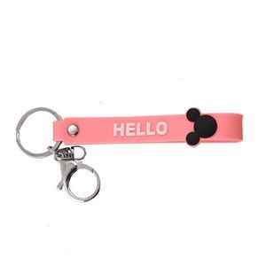 Charming PVC Mouse Keychain With Key Ring Attachment 6