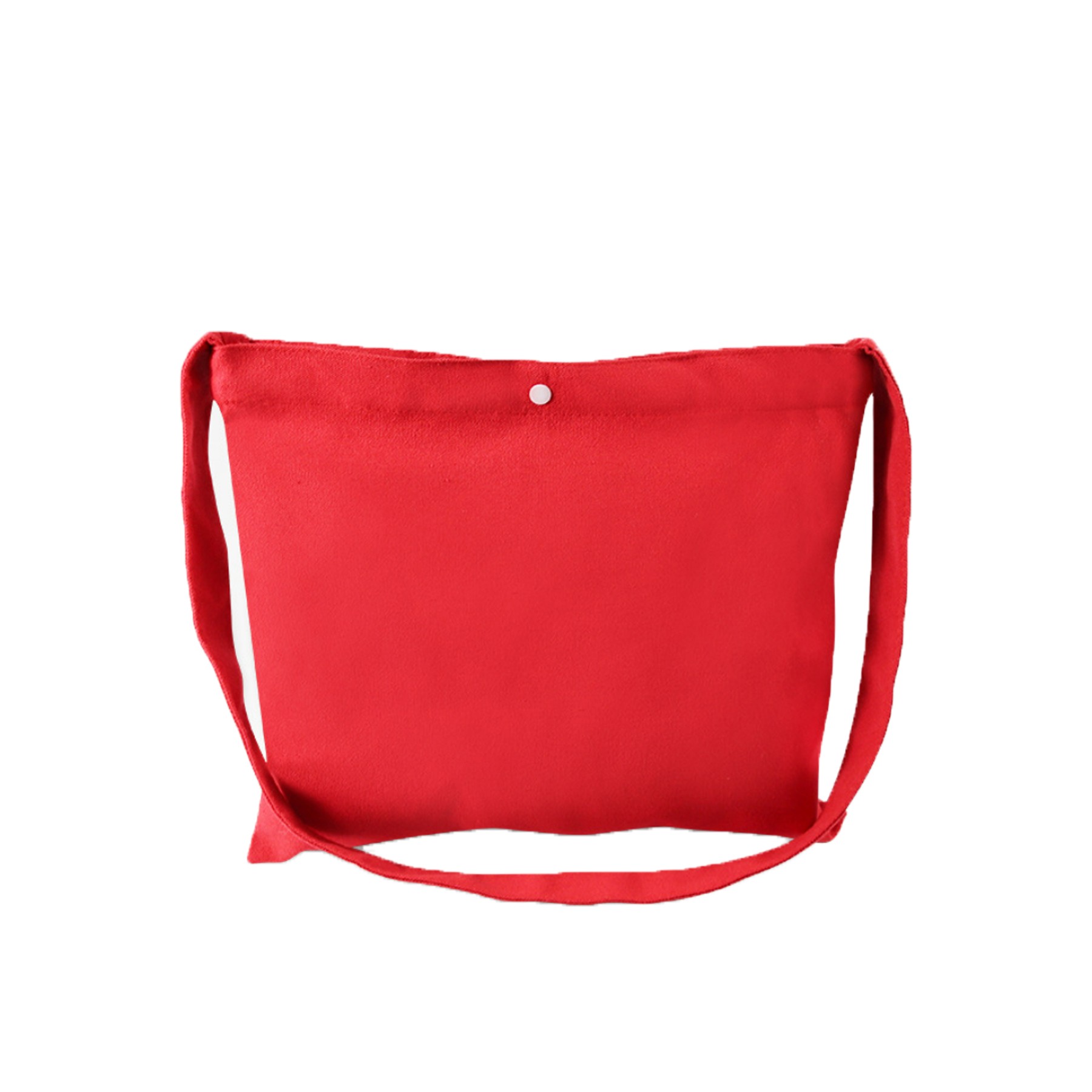 12 oz Canvas Tote With Button 1