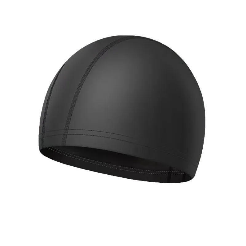 Custom logo PU Coating Swimming Cap 6