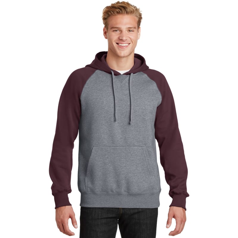 Sport-Tek Raglan Colorblock Pullover Hooded Sweatshirt., custom hoodie or sweatshirt with logo imprint 19