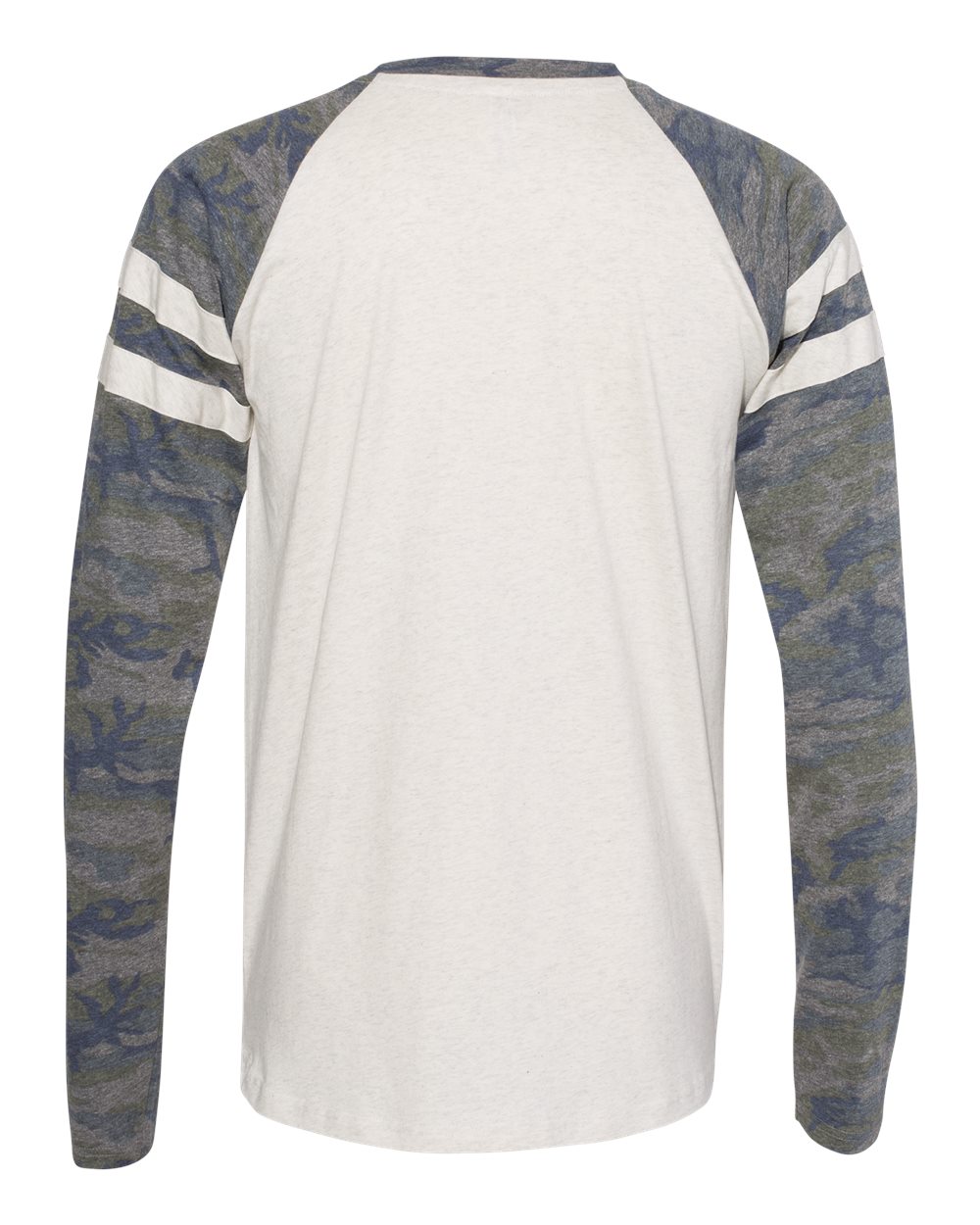 Unisex Fine Jersey Mash Up Long Sleeve Tee - 6934 45