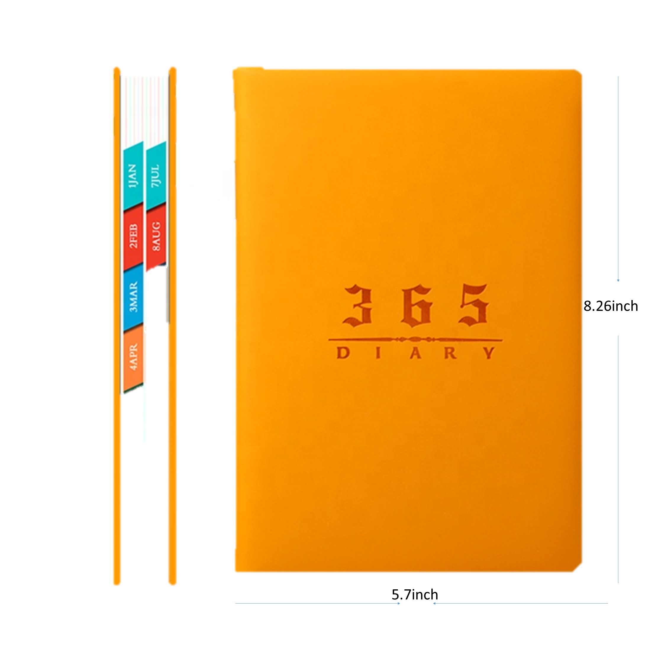 365-days Planner A5 Leather Notebook 2