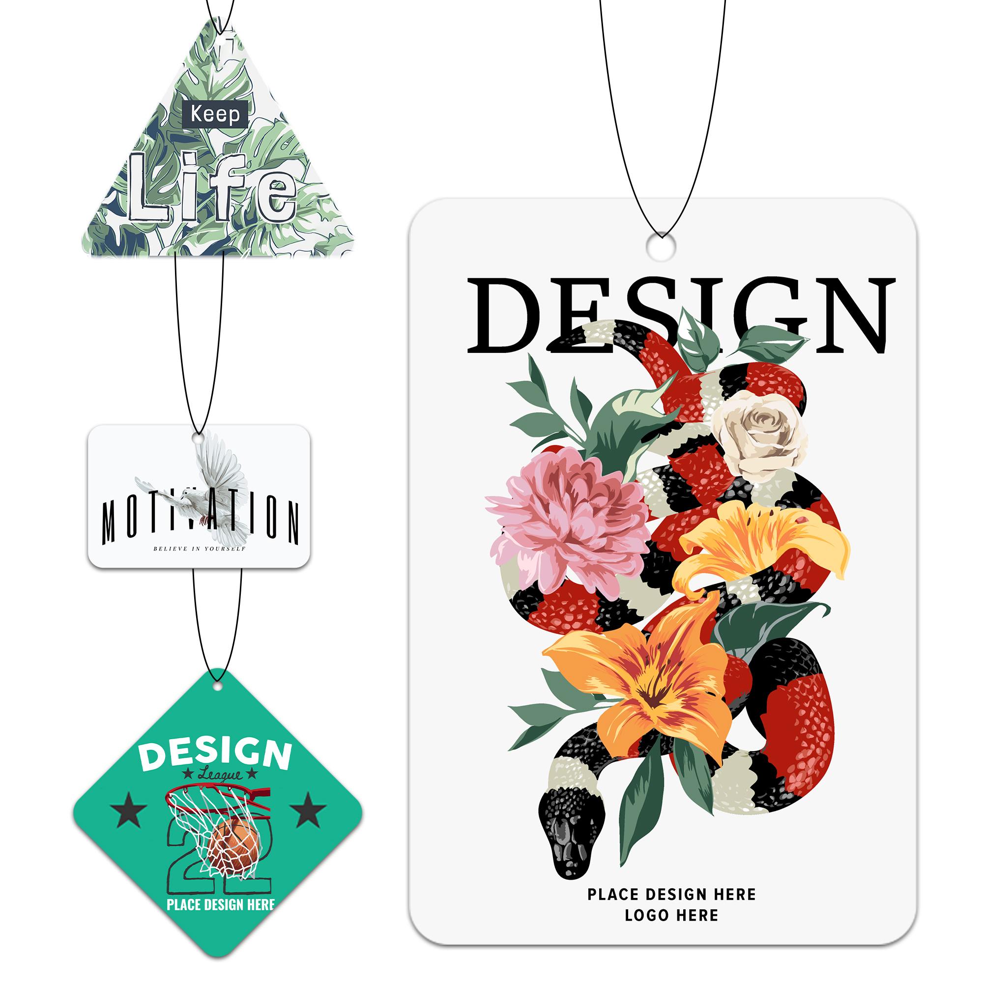 Custom Air Fresheners 28 Shapes Available 9