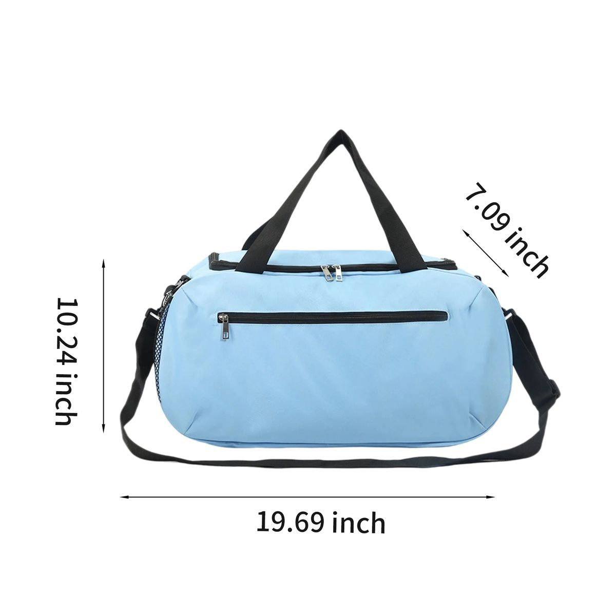 Water Resistant Oxford Fitness Bag with Organized Interior 12