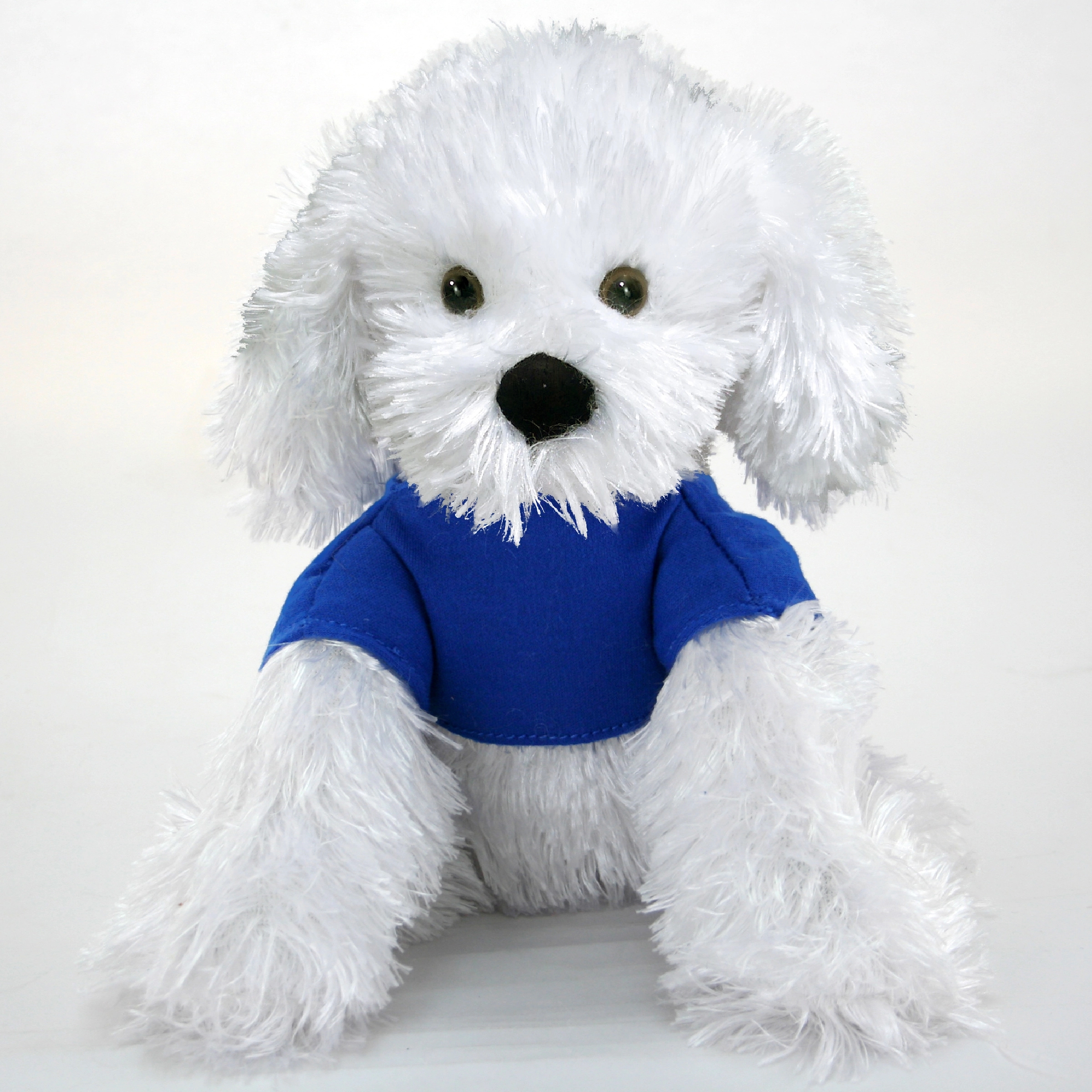 9" White Shaggy Dog 6