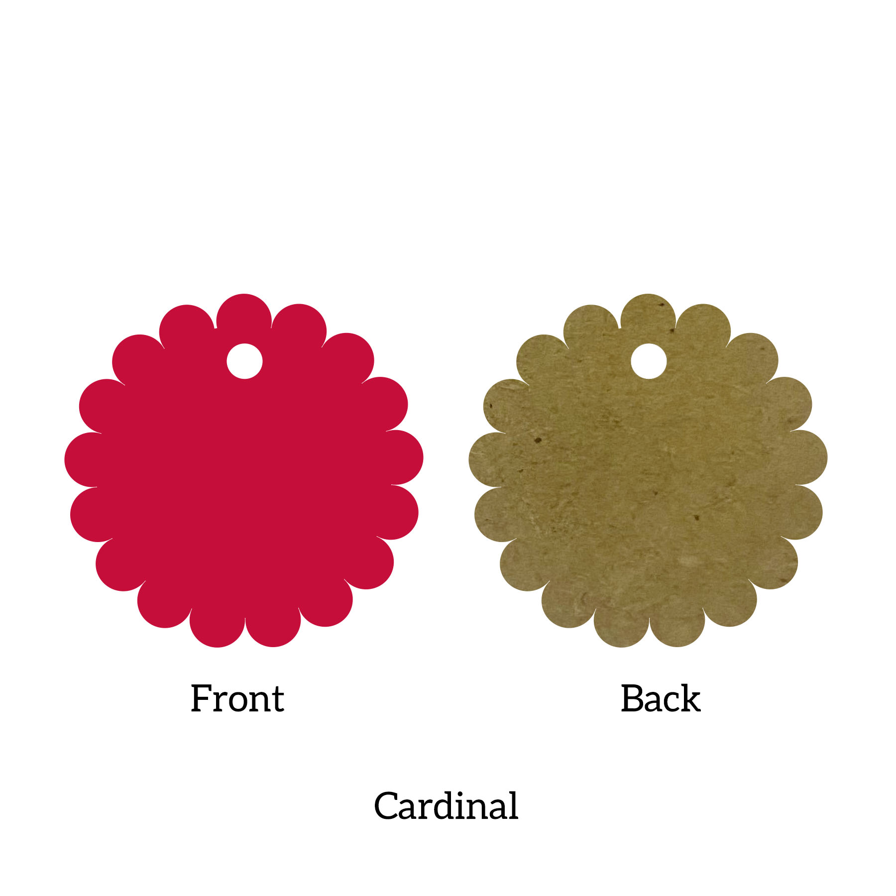 Free Shipping Solid Color Christmas Ornament - Flower 25