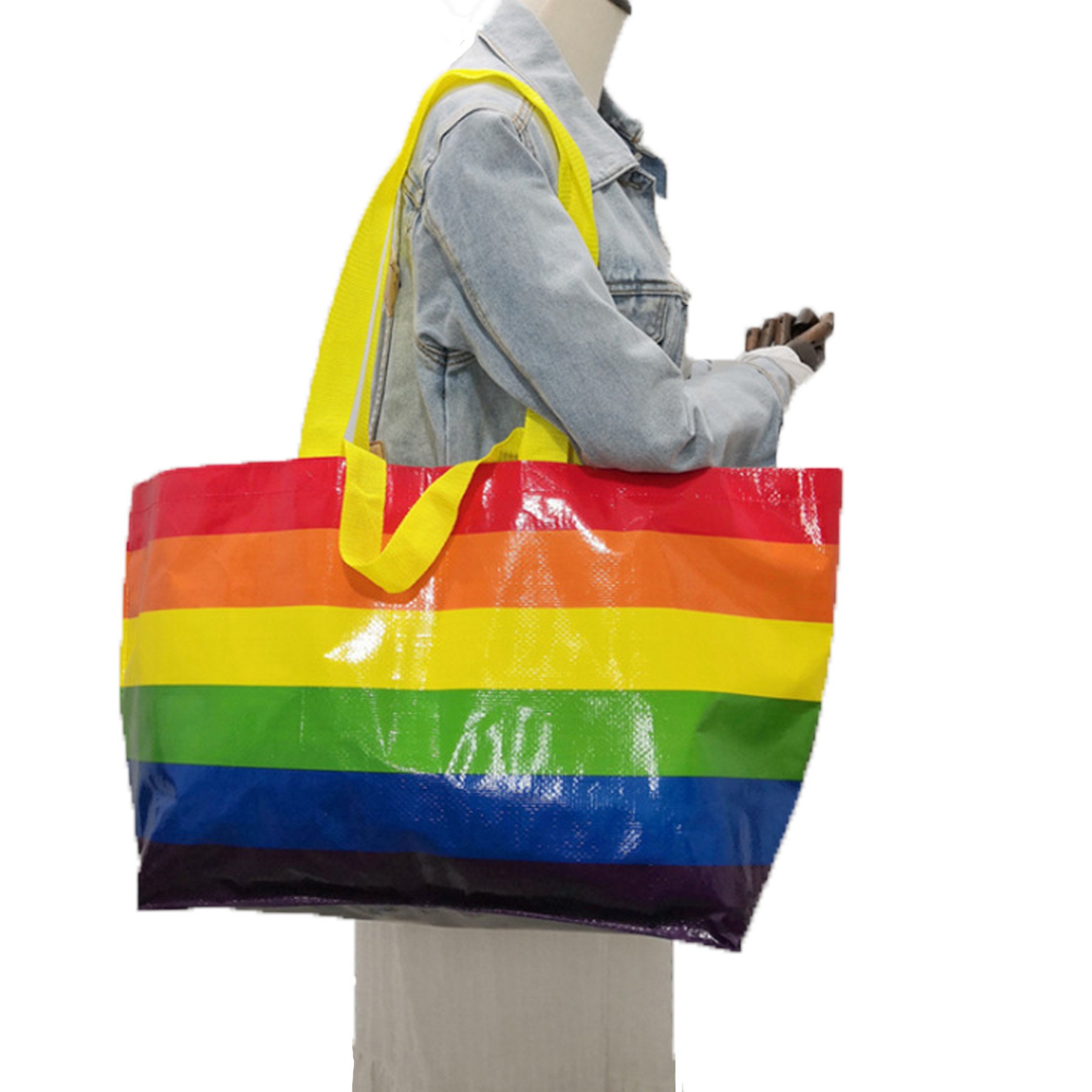 Rainbow Laminated Non-Woven Tote Bag 2