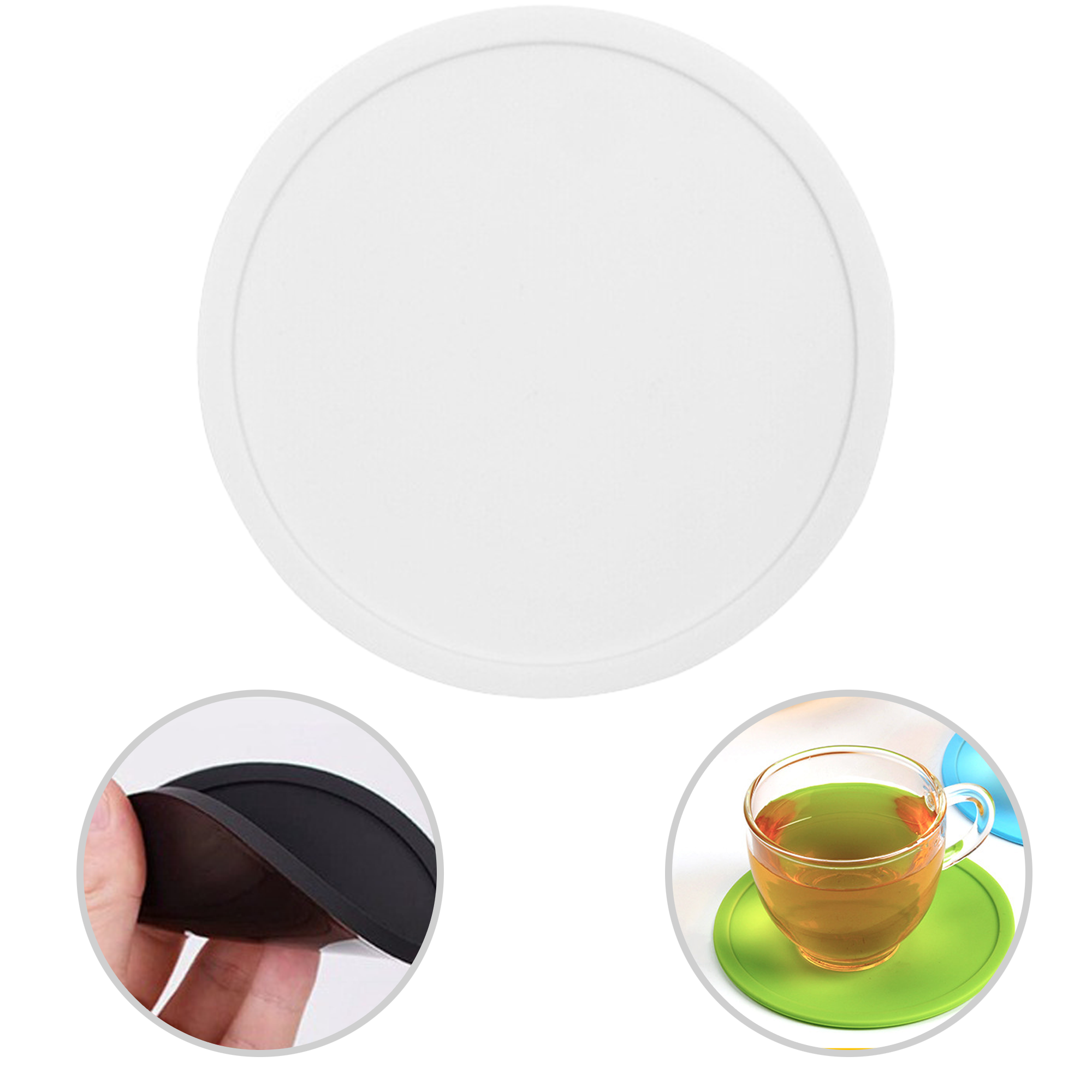 Round Heatproof Silicone Coasters 3