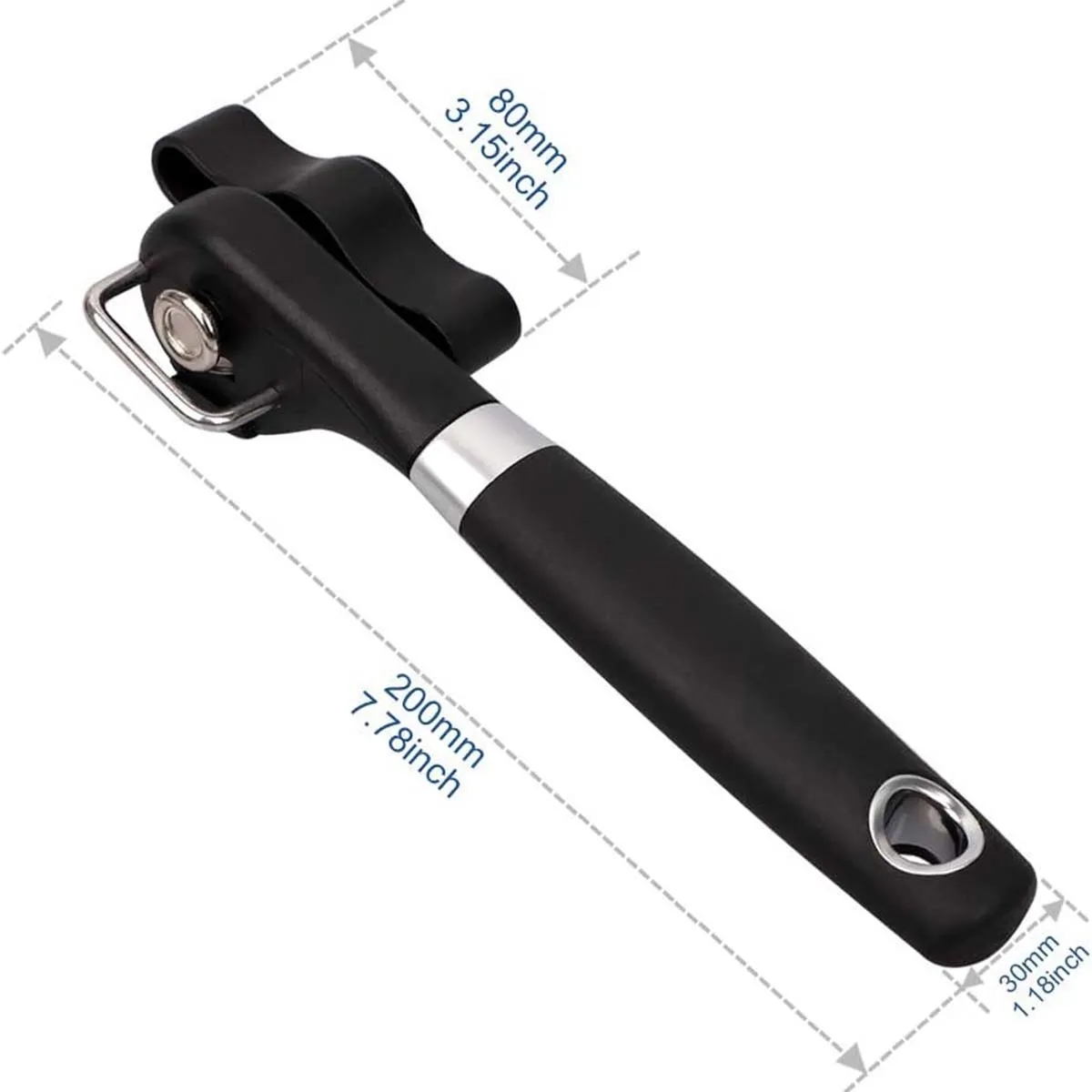 Food Safe Stainless Ergonomic Design Edge Cut Can Opener 3