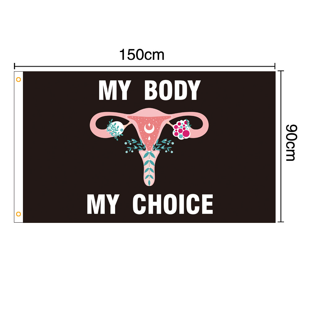 60x90CM Abortion Law Feminism Banner Flag 3